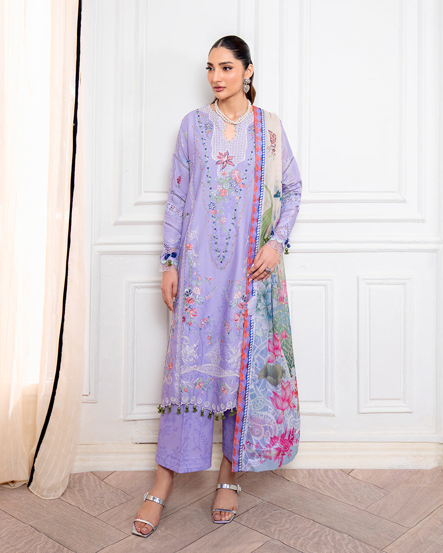 Roheenaz | Aezel Embroidered Cambric | Nivra - Official Roheenaz stockist in UK - Sakeena London