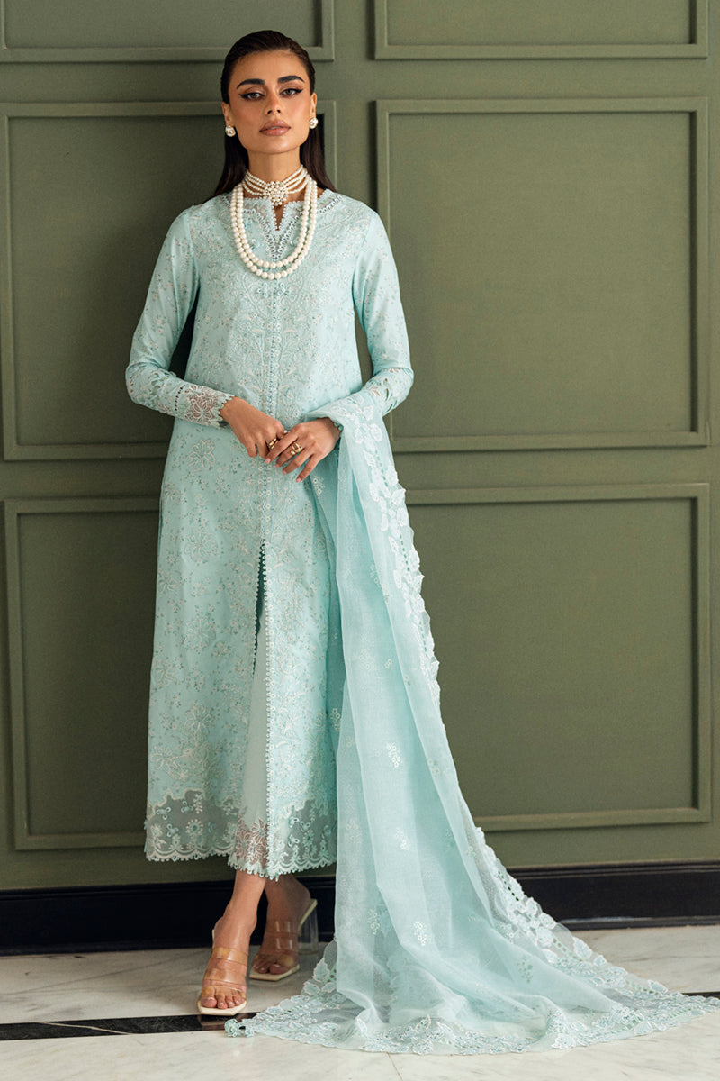 Qalamkar | Chikankari Eid Edit 25 | CS-06 NEESHA - Official Qalamkar stockist in UK - Sakeena London