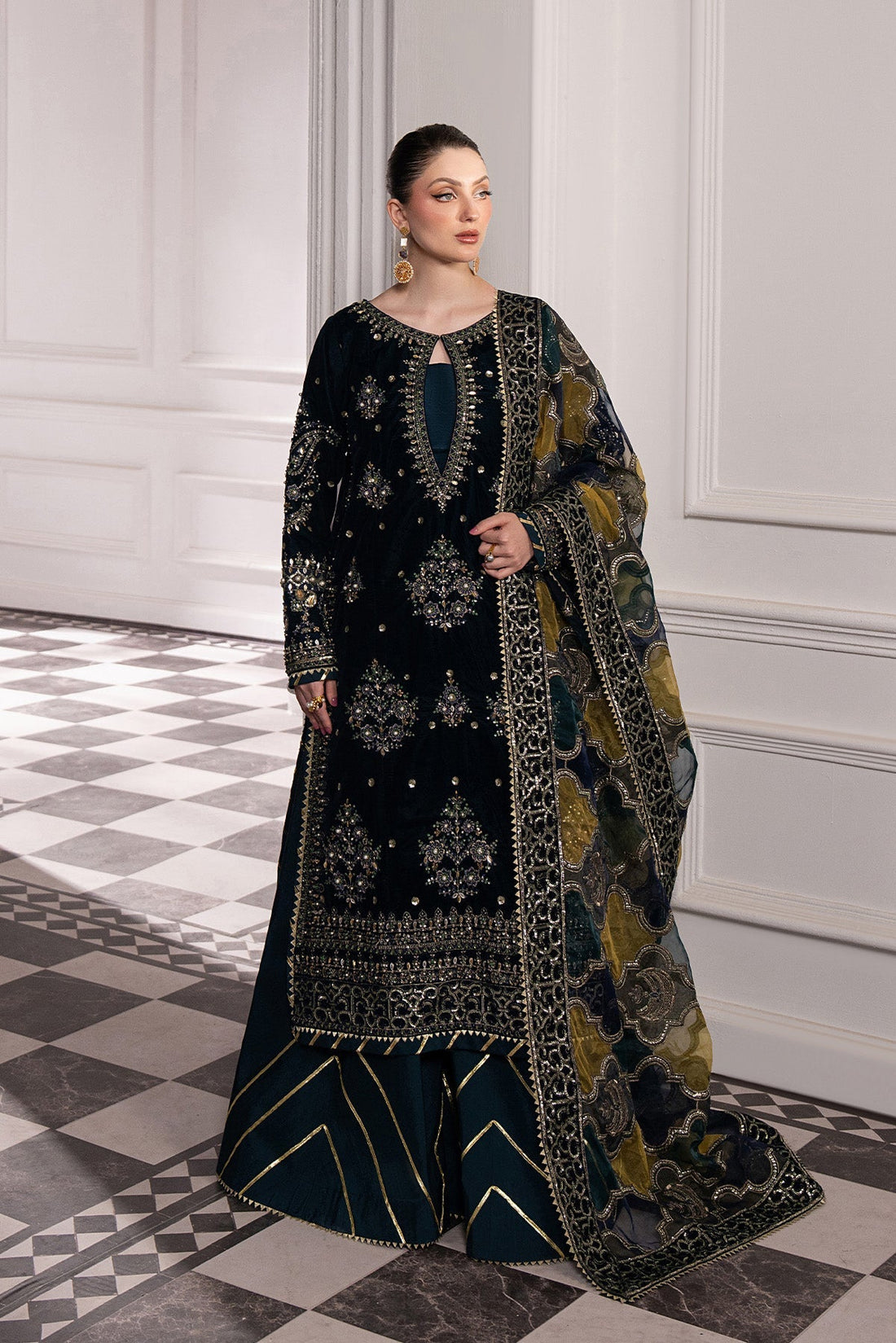 Raeesa Premium | Noirah Velvet | NV-006 - Official Raeesa Premium stockist in UK - Sakeena London