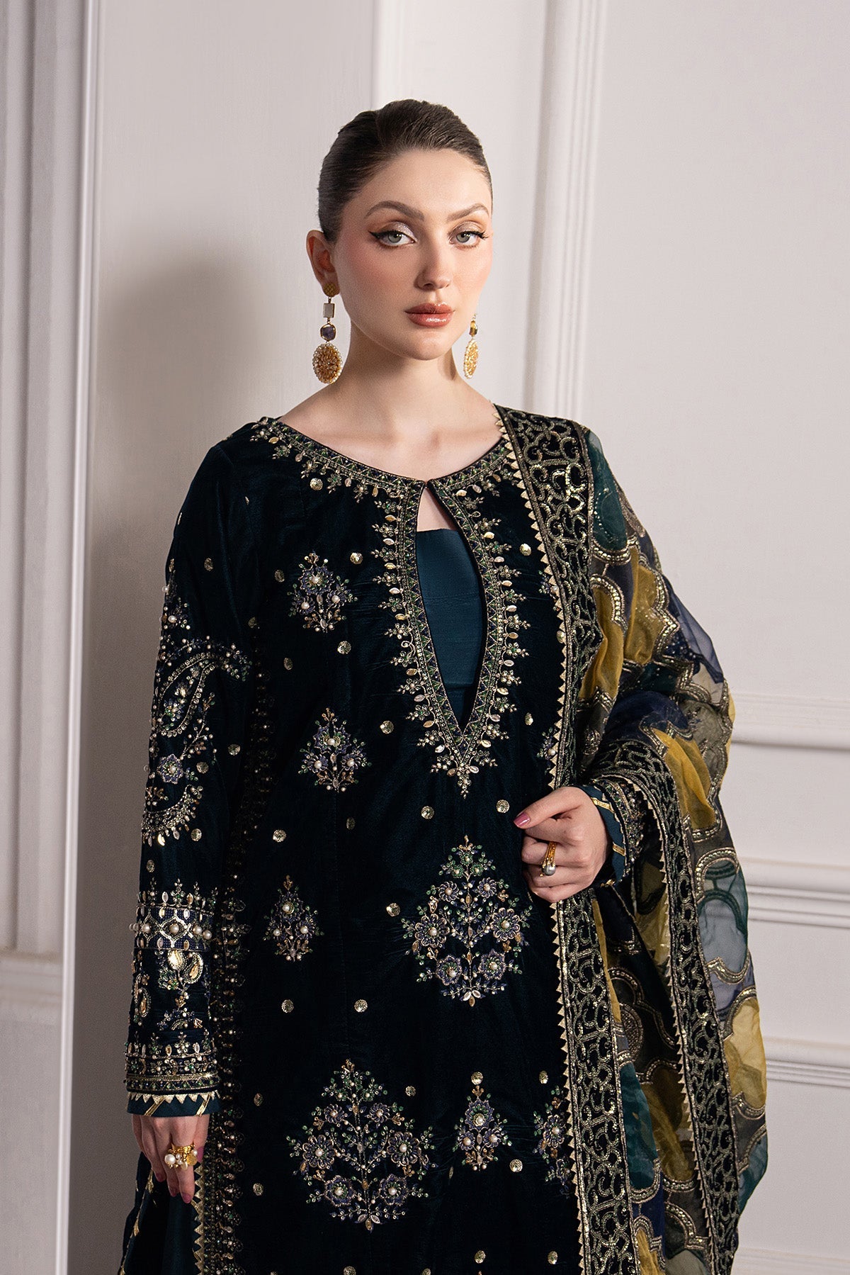 Raeesa Premium | Noirah Velvet | NV-006 - Official Raeesa Premium stockist in UK - Sakeena London