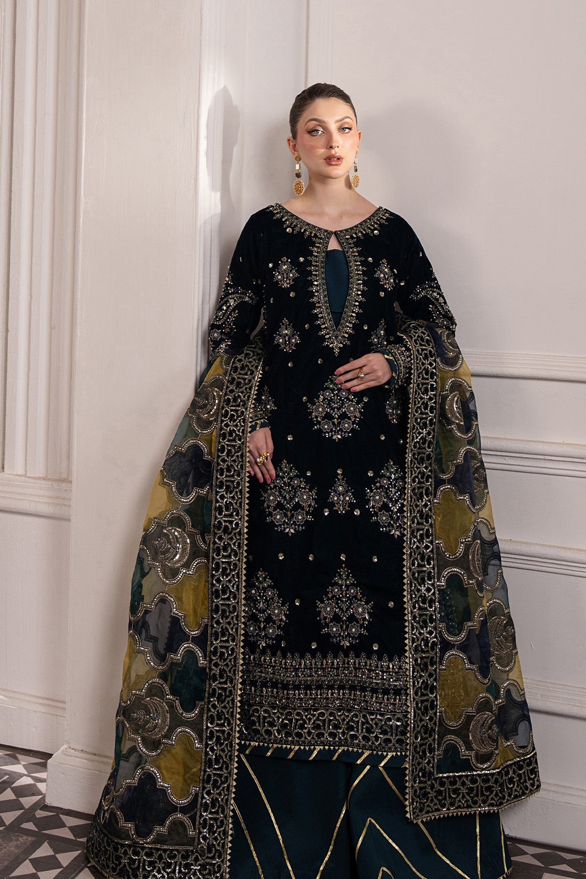 Raeesa Premium | Noirah Velvet | NV-006 - Official Raeesa Premium stockist in UK - Sakeena London