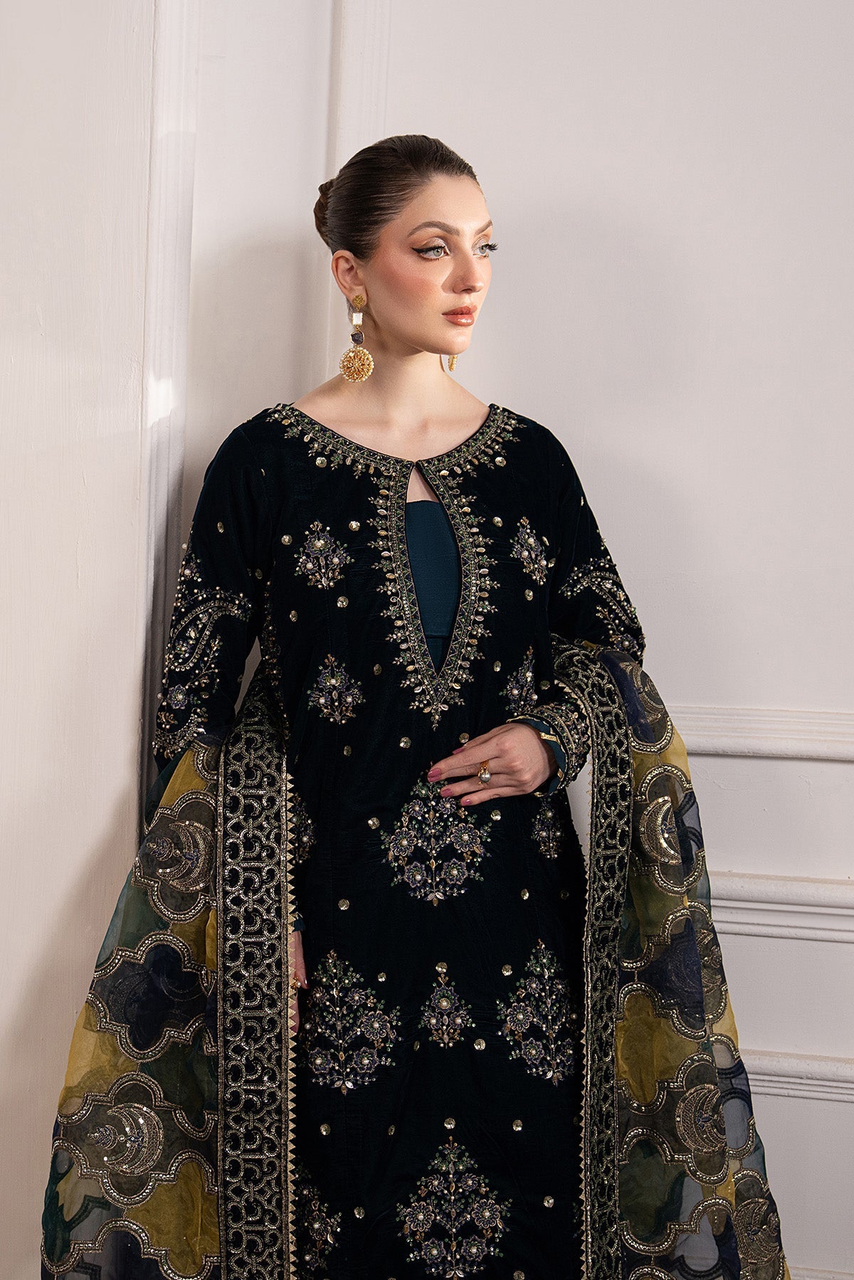 Raeesa Premium | Noirah Velvet | NV-006 - Official Raeesa Premium stockist in UK - Sakeena London