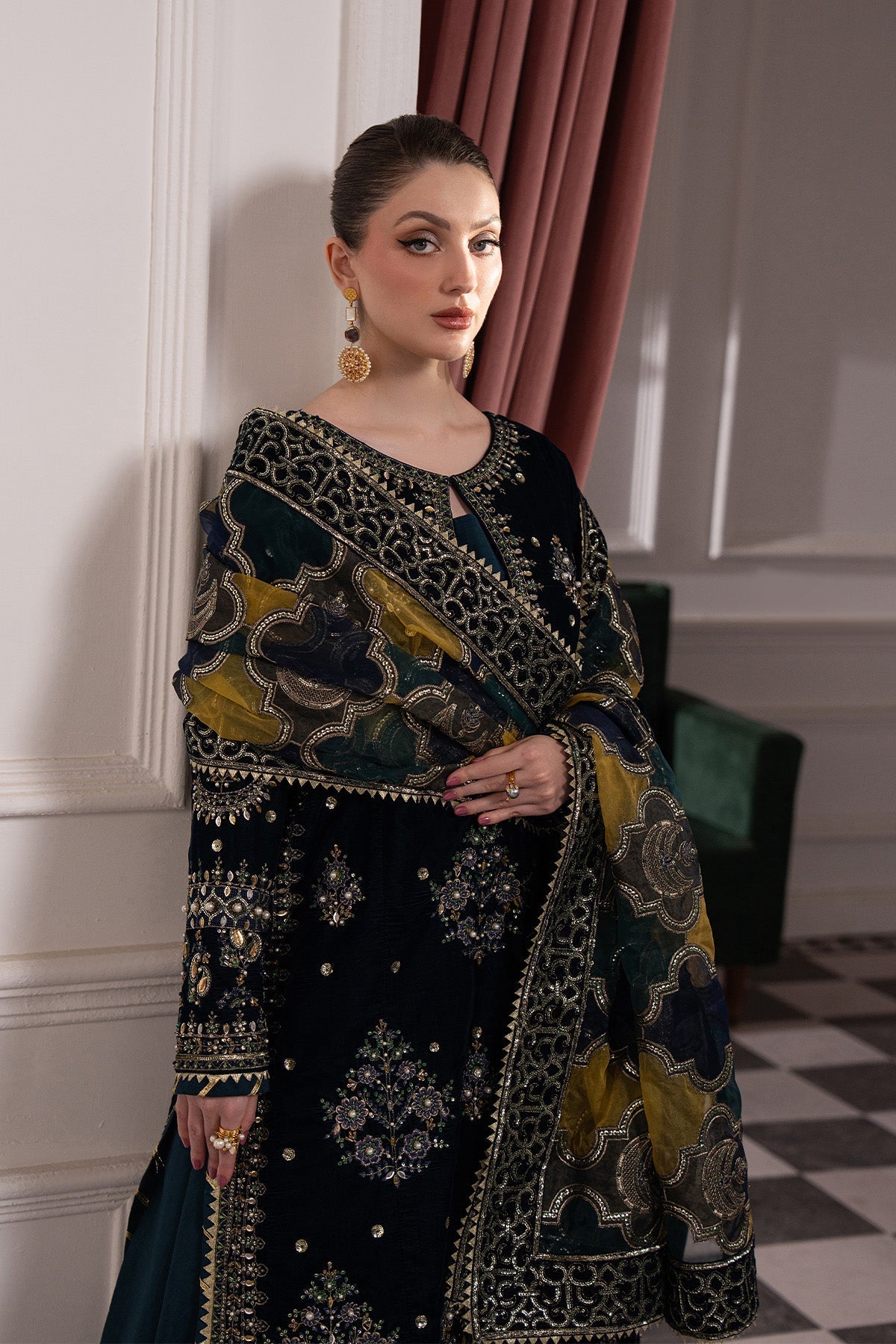 Raeesa Premium | Noirah Velvet | NV-006 - Official Raeesa Premium stockist in UK - Sakeena London