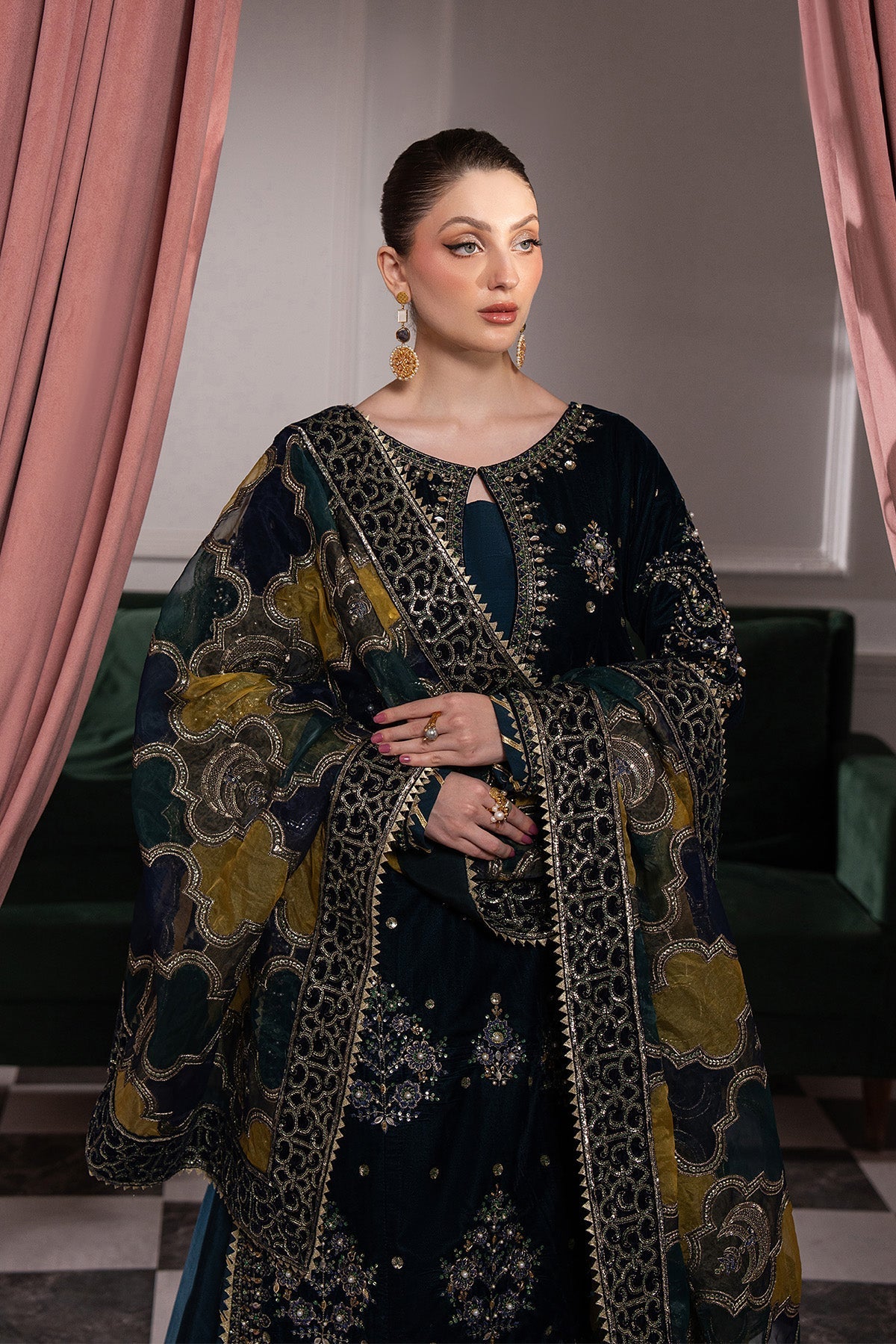 Raeesa Premium | Noirah Velvet | NV-006 - Official Raeesa Premium stockist in UK - Sakeena London