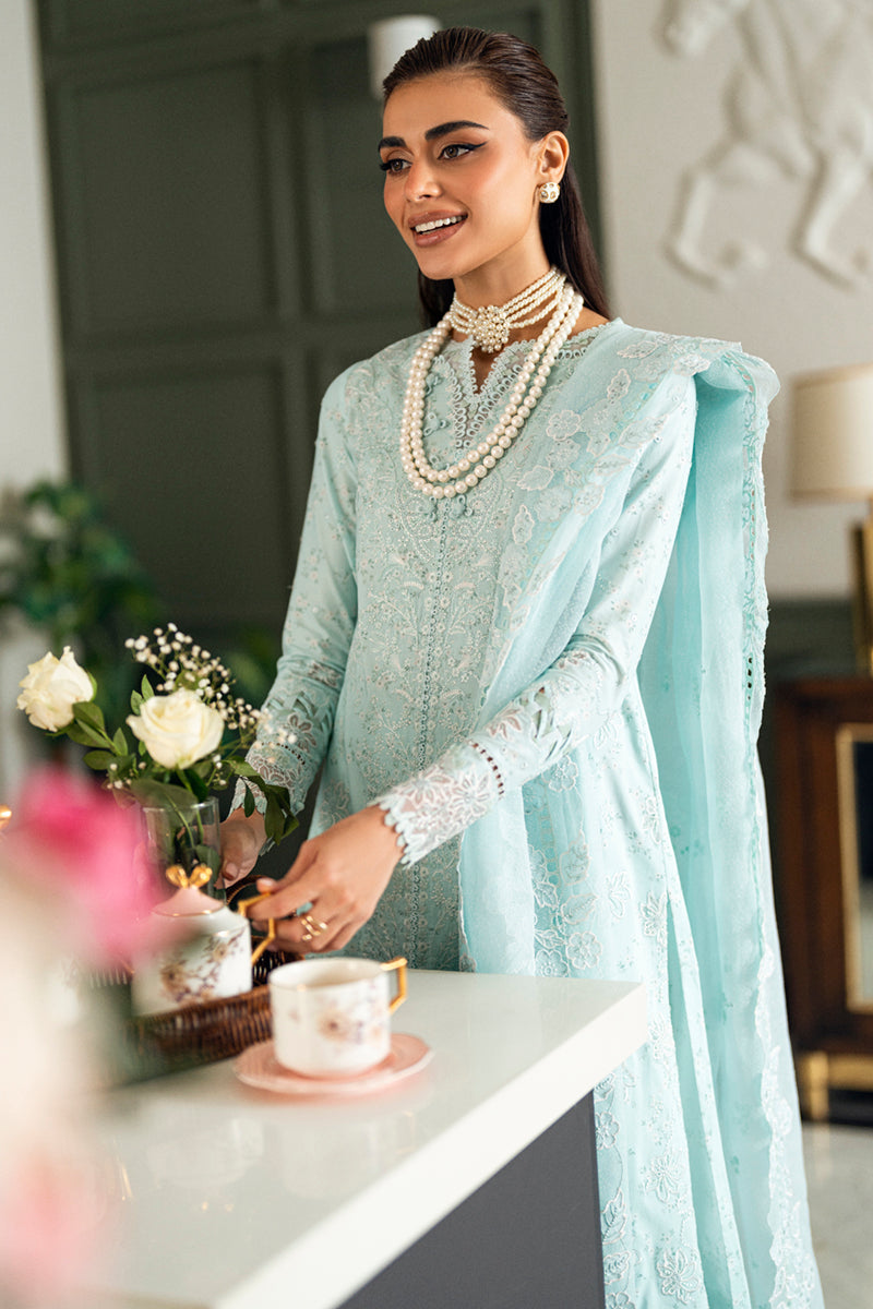 Qalamkar | Chikankari Eid Edit 25 | CS-06 NEESHA - Official Qalamkar stockist in UK - Sakeena London