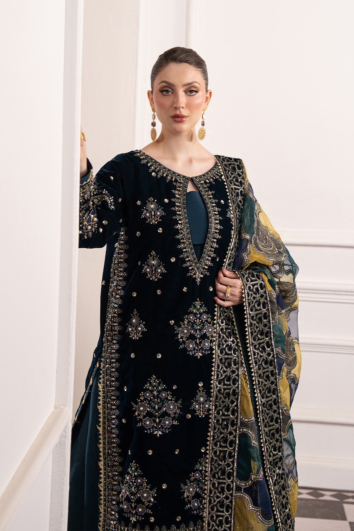Raeesa Premium | Noirah Velvet | NV-006 - Official Raeesa Premium stockist in UK - Sakeena London