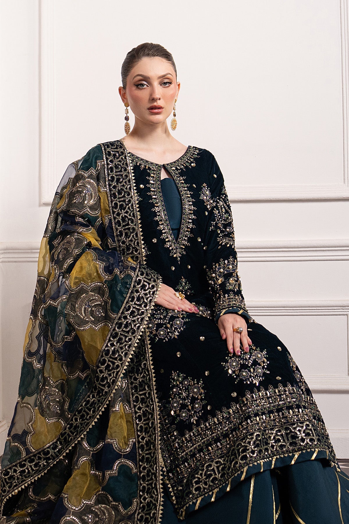 Raeesa Premium | Noirah Velvet | NV-006 - Official Raeesa Premium stockist in UK - Sakeena London