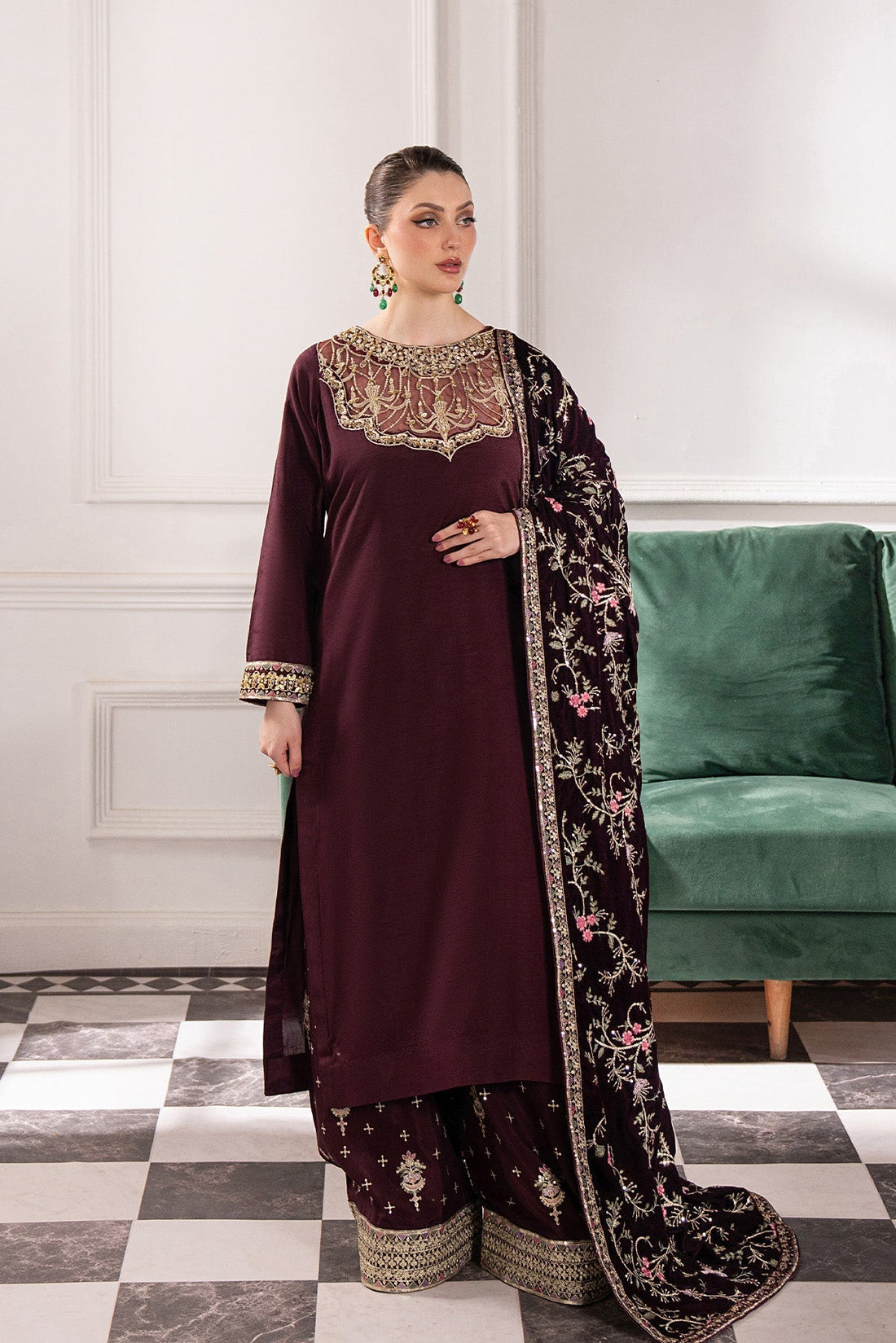 Raeesa Premium | Noirah Velvet | NV-005 - Official Raeesa Premium stockist in UK - Sakeena London