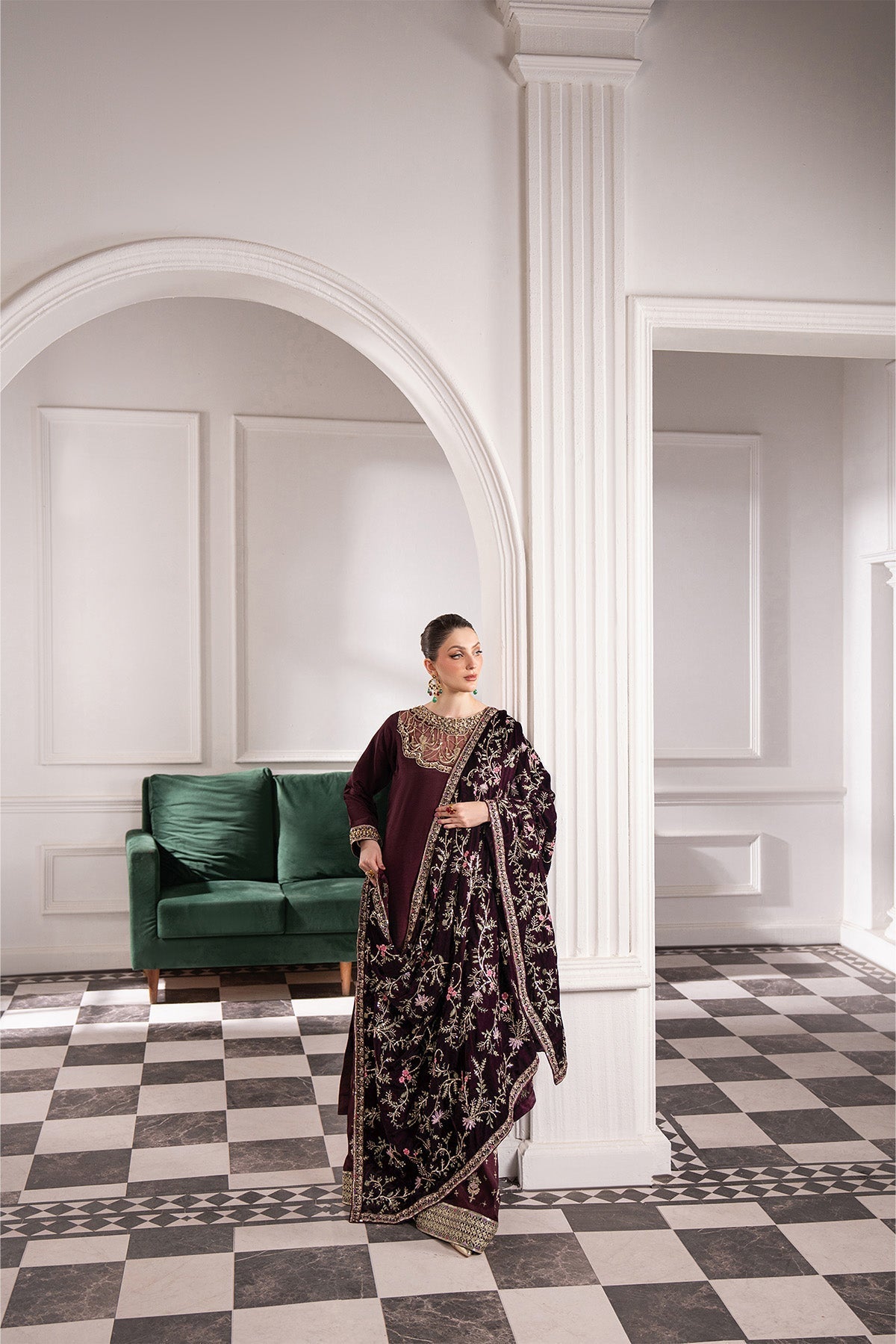 Raeesa Premium | Noirah Velvet | NV-005 - Official Raeesa Premium stockist in UK - Sakeena London