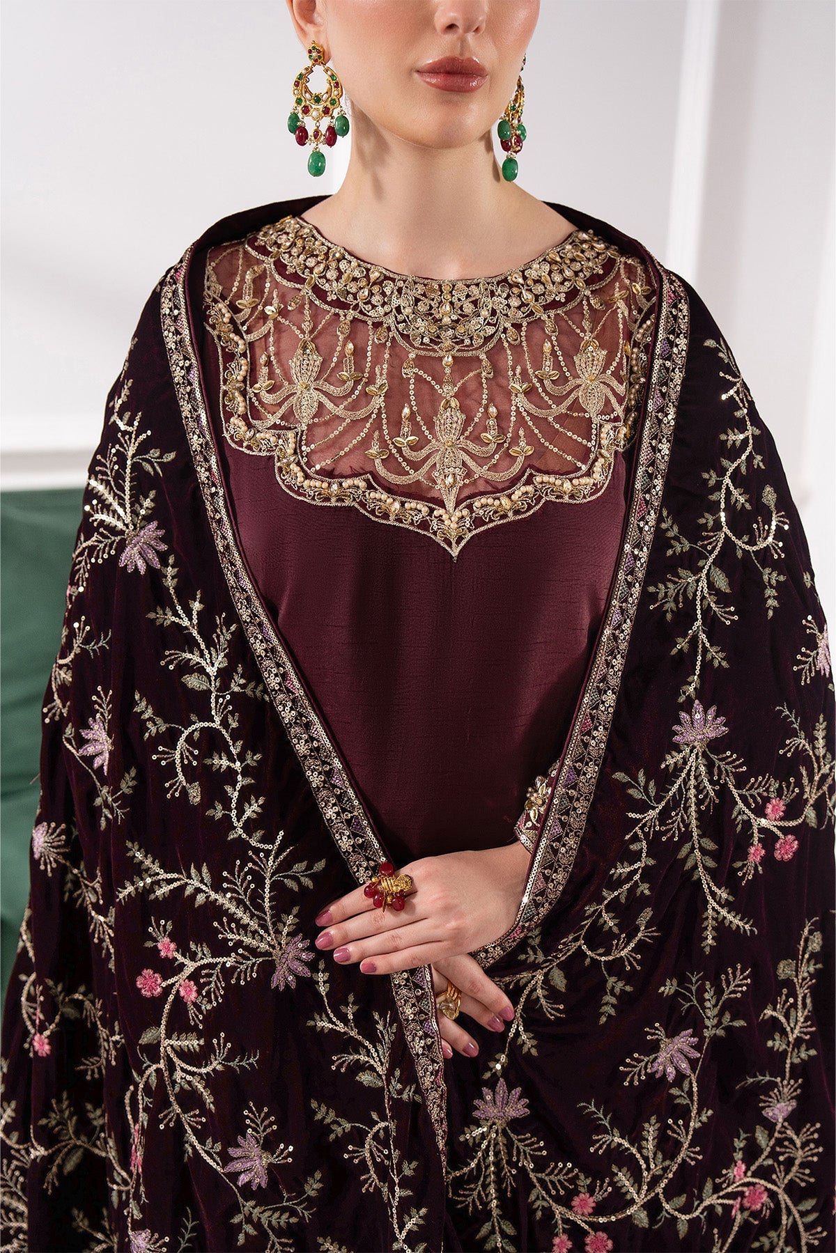 Raeesa Premium | Noirah Velvet | NV-005 - Official Raeesa Premium stockist in UK - Sakeena London