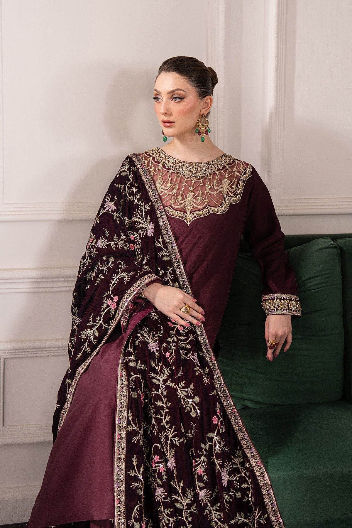 Raeesa Premium | Noirah Velvet | NV-005 - Official Raeesa Premium stockist in UK - Sakeena London