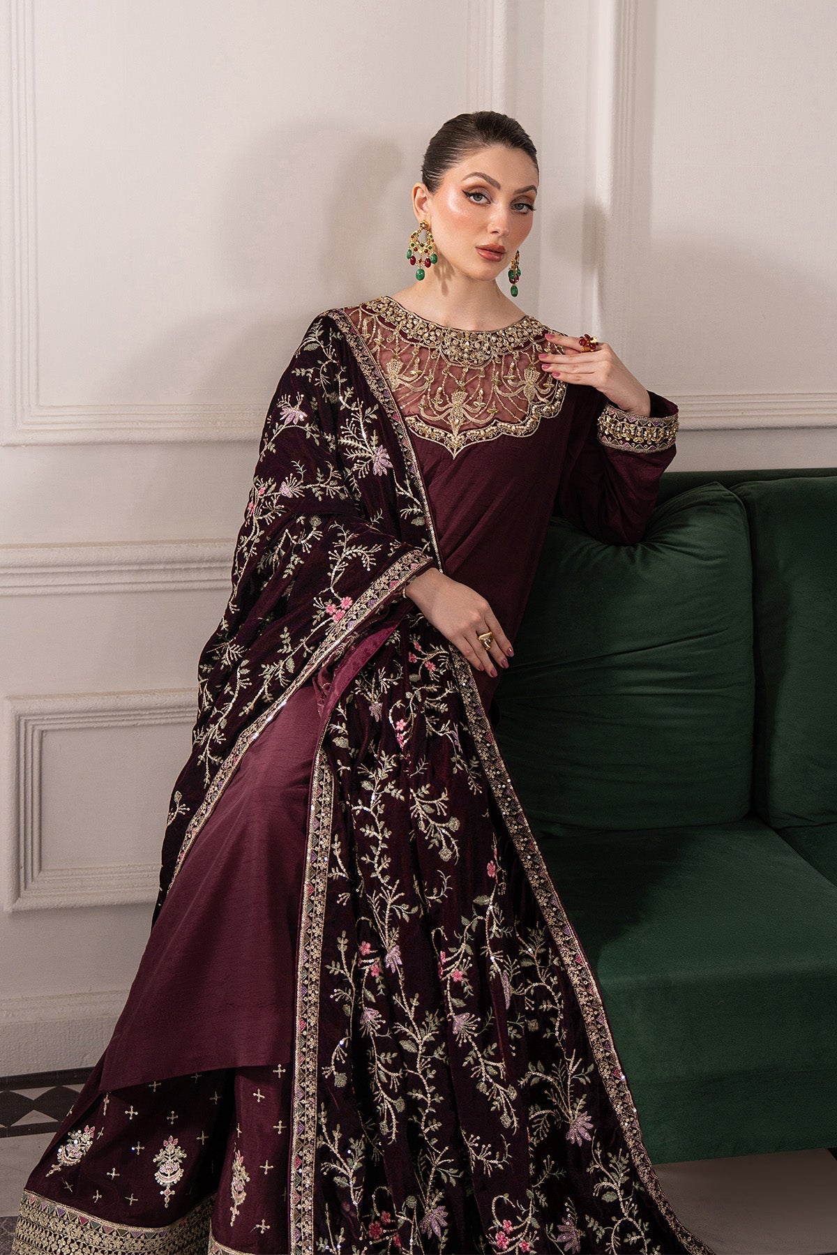 Raeesa Premium | Noirah Velvet | NV-005 - Official Raeesa Premium stockist in UK - Sakeena London