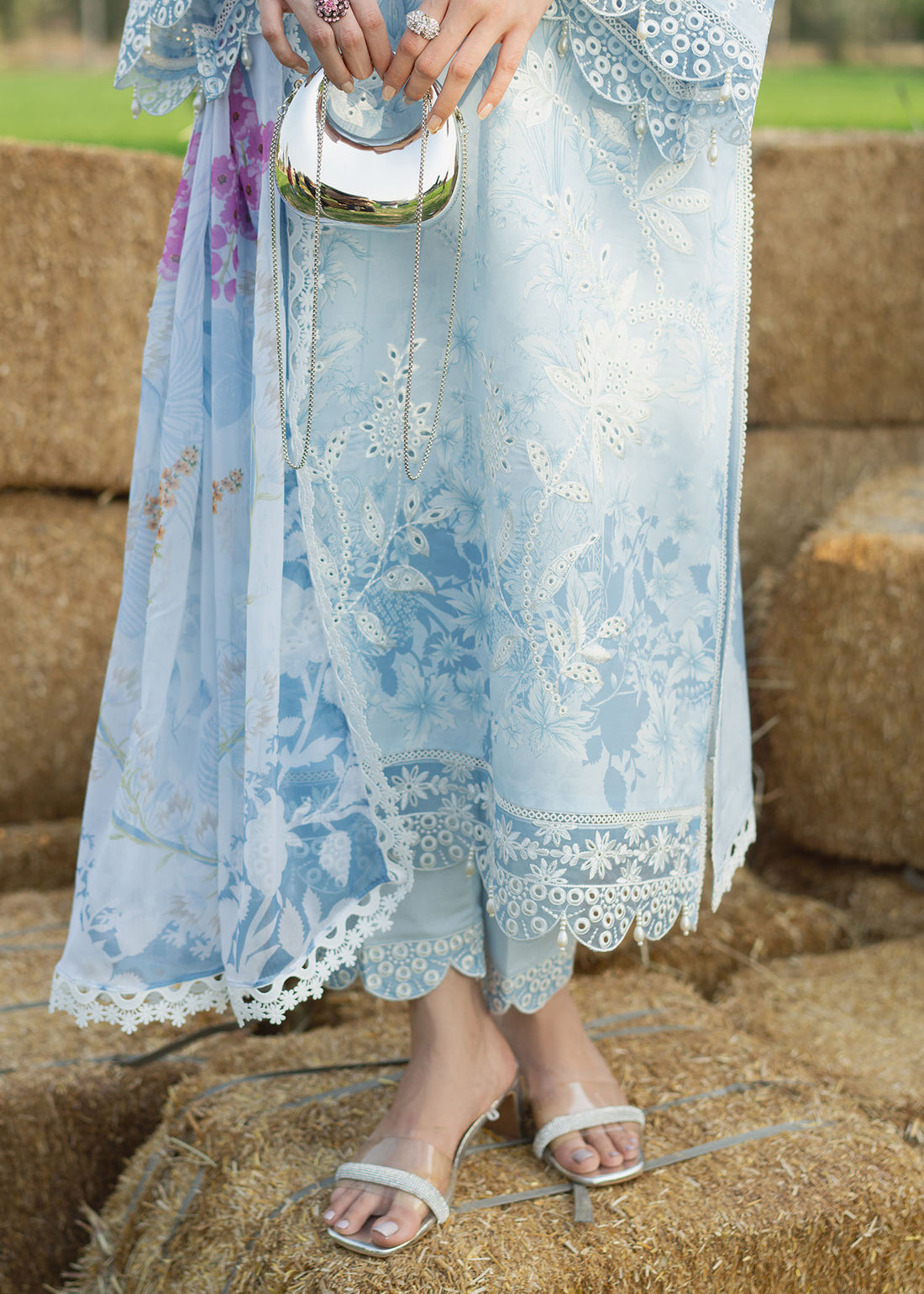 Sardinia | Printkari Lawn Edit 25 | Iris - Official Sardinia stockist in UK - Sakeena London