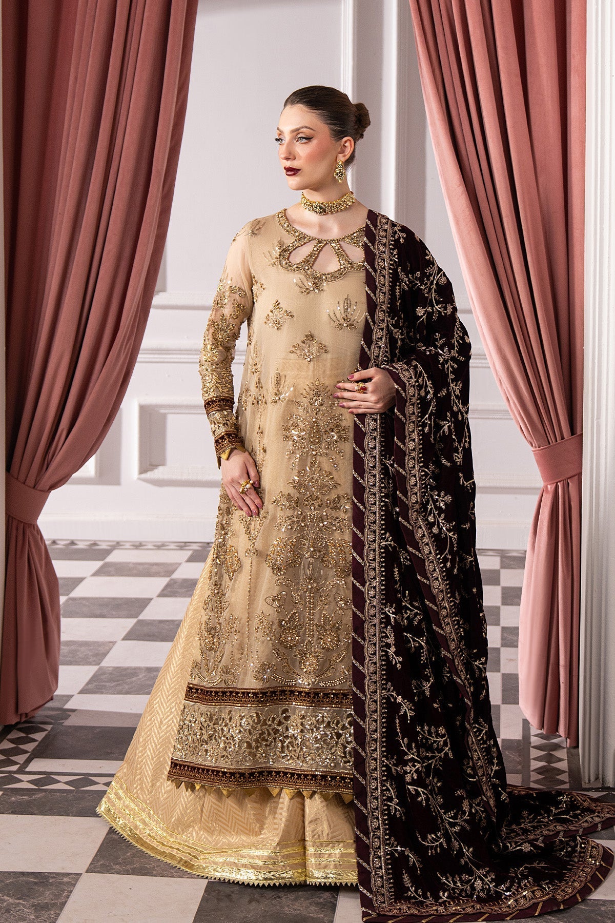 Raeesa Premium | Noirah Velvet | NV-008 - Official Raeesa Premium stockist in UK - Sakeena London