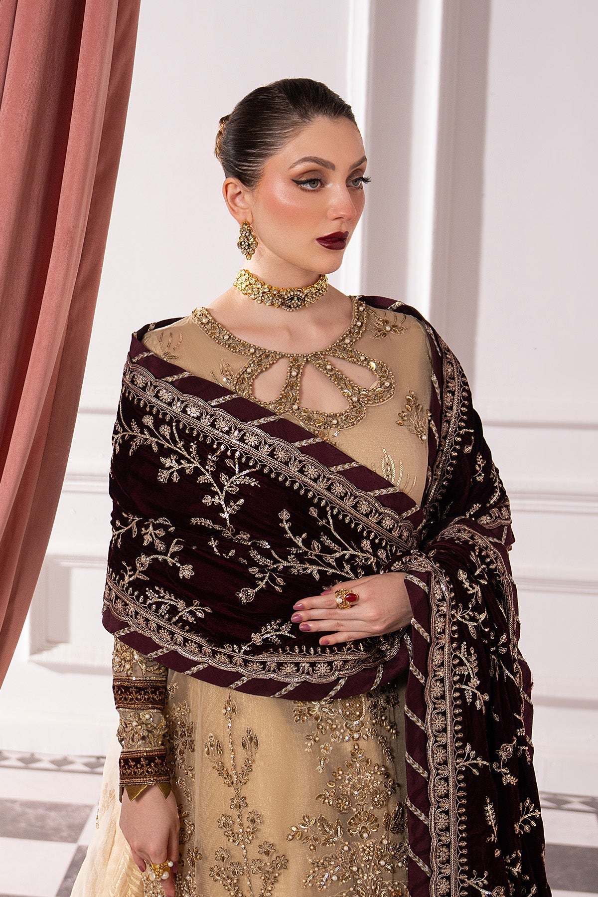 Raeesa Premium | Noirah Velvet | NV-008 - Official Raeesa Premium stockist in UK - Sakeena London