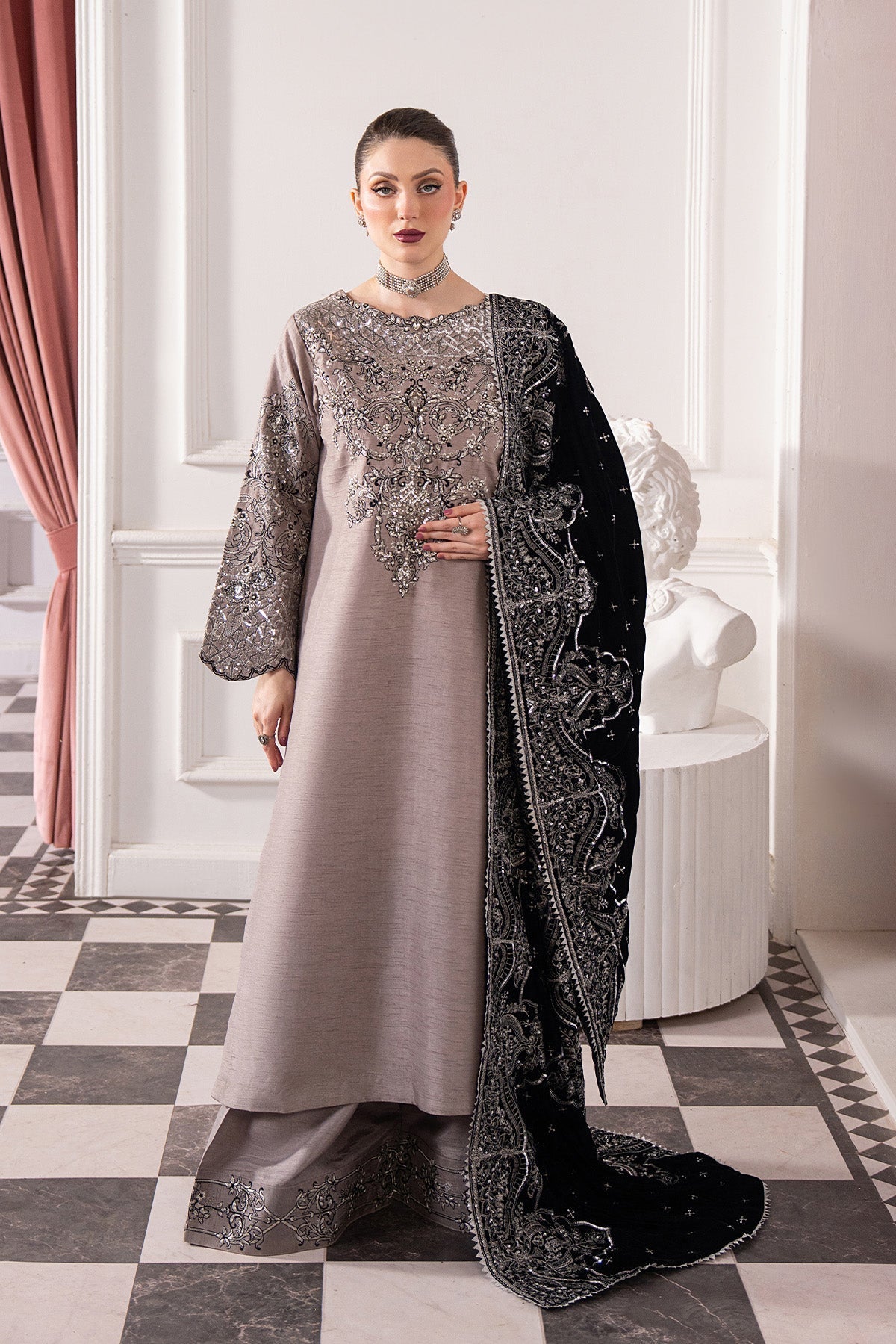 Raeesa Premium | Noirah Velvet | NV-007 - Official Raeesa Premium stockist in UK - Sakeena London