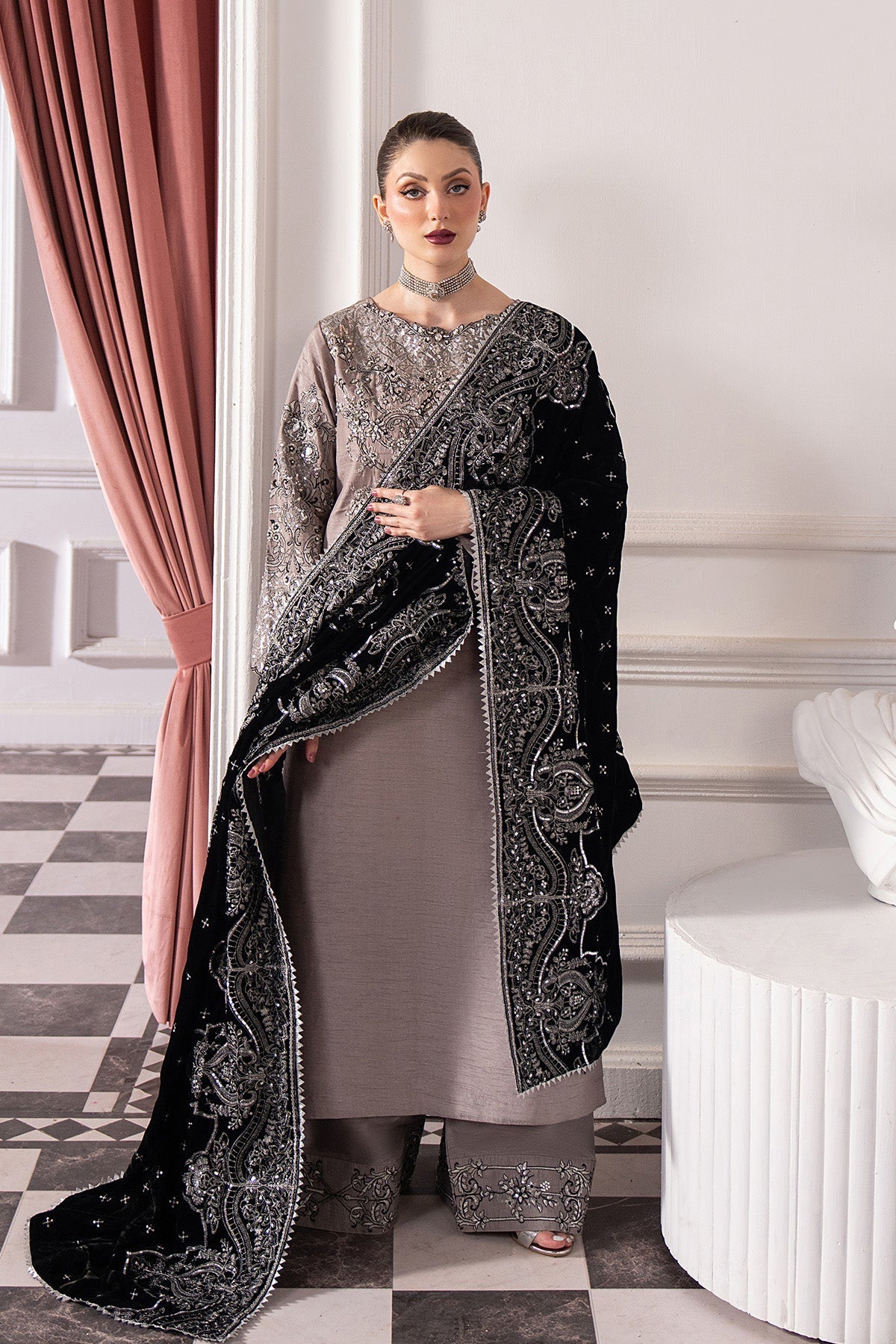 Raeesa Premium | Noirah Velvet | NV-007 - Official Raeesa Premium stockist in UK - Sakeena London