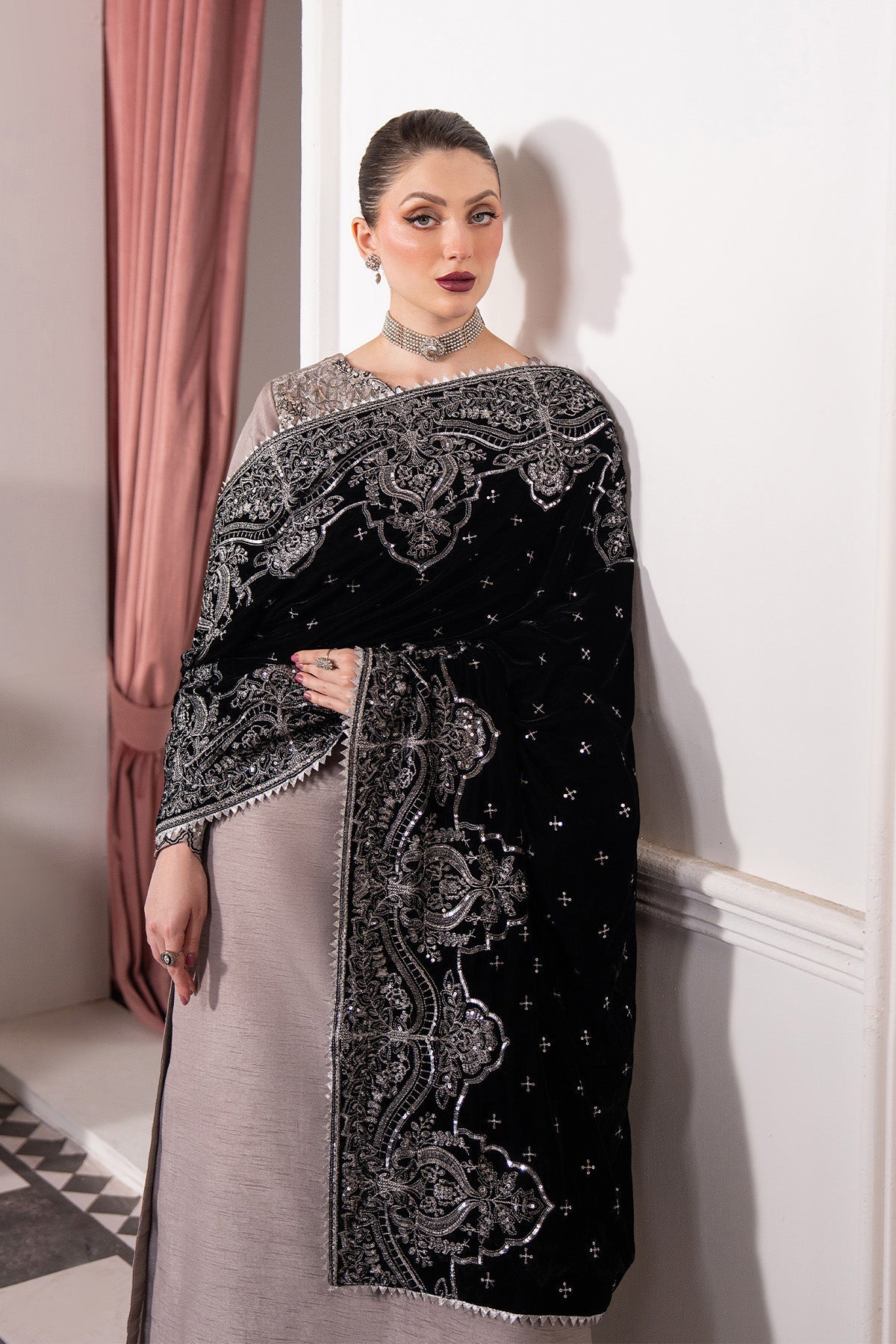 Raeesa Premium | Noirah Velvet | NV-007 - Official Raeesa Premium stockist in UK - Sakeena London