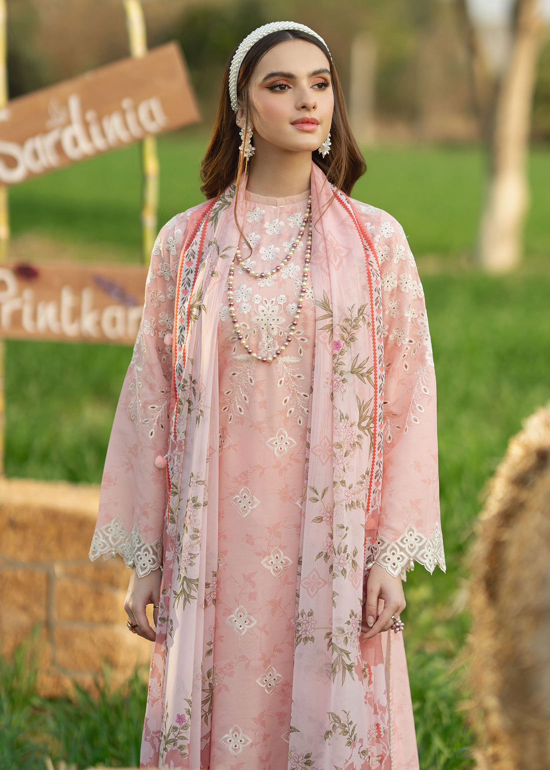 Sardinia | Printkari Lawn Edit 25 | Dahlia - Official Sardinia stockist in UK - Sakeena London