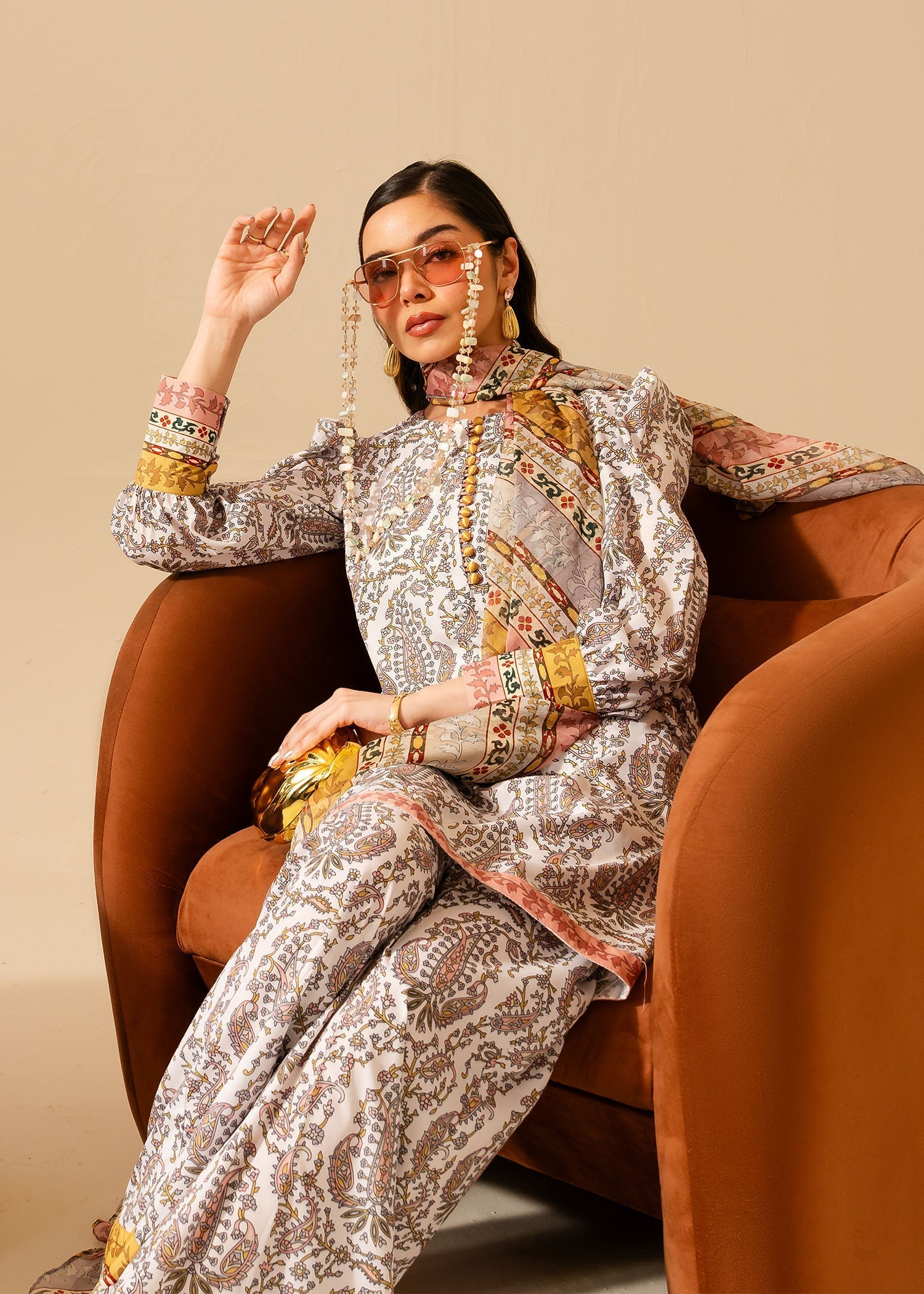 Maria Osama Khan | Retro Vol 3 | Milan - Official Maria Osama Khan stockist in UK - Sakeena London