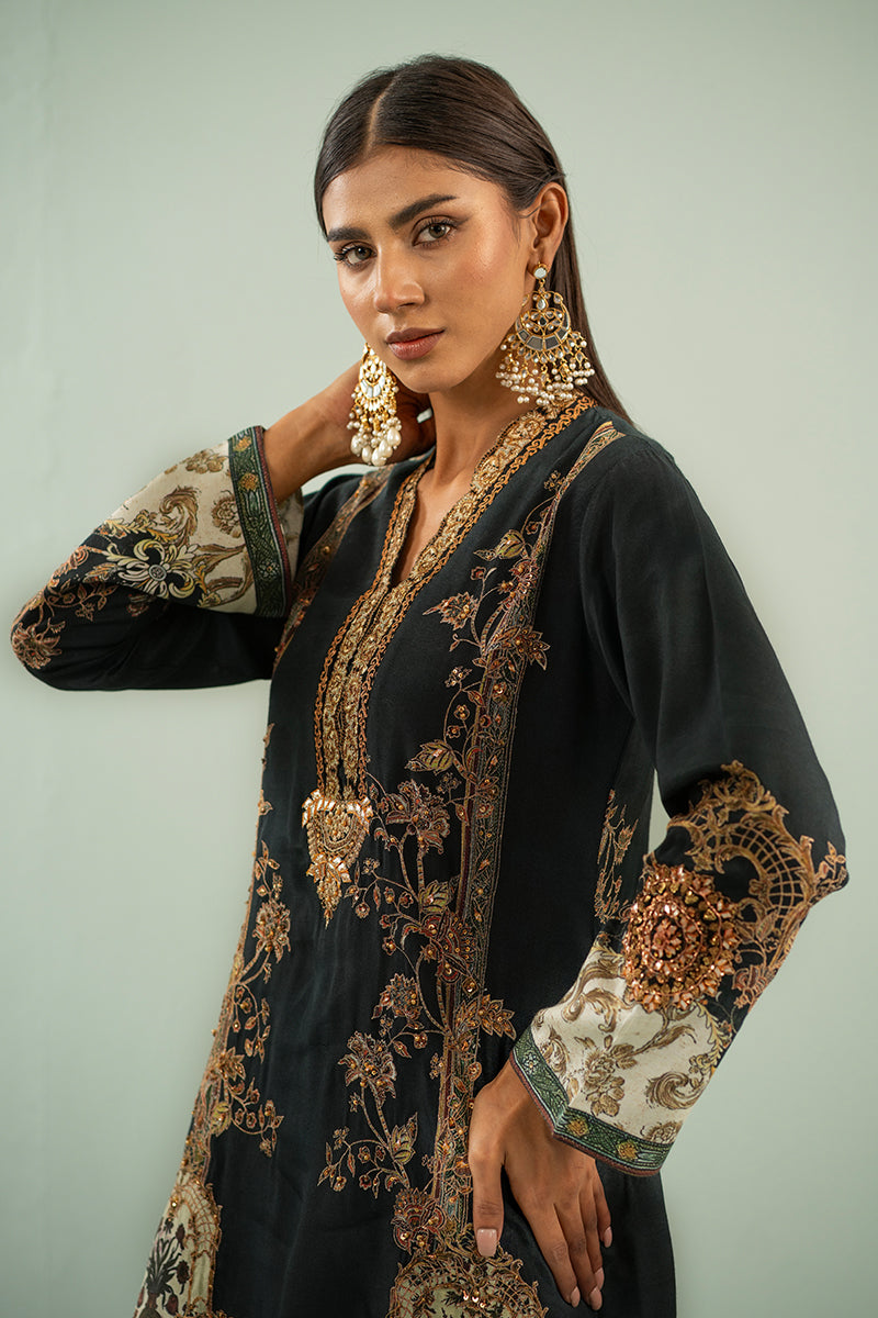 Shamaeel Ansari | Izel Pret | Deep Charcoal Chic