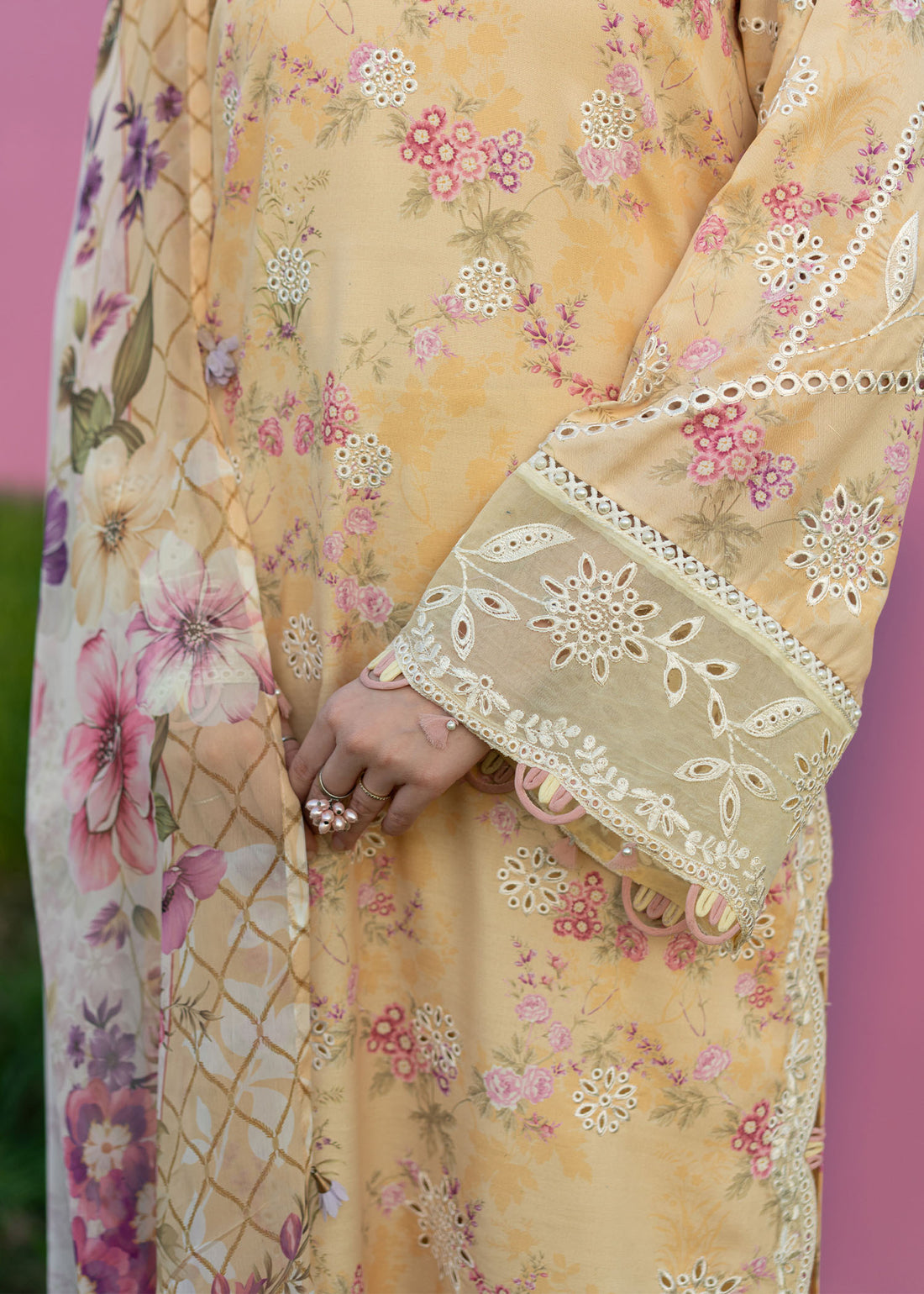 Sardinia | Printkari Lawn Edit 25 | Sunflower - Official Sardinia stockist in UK - Sakeena London