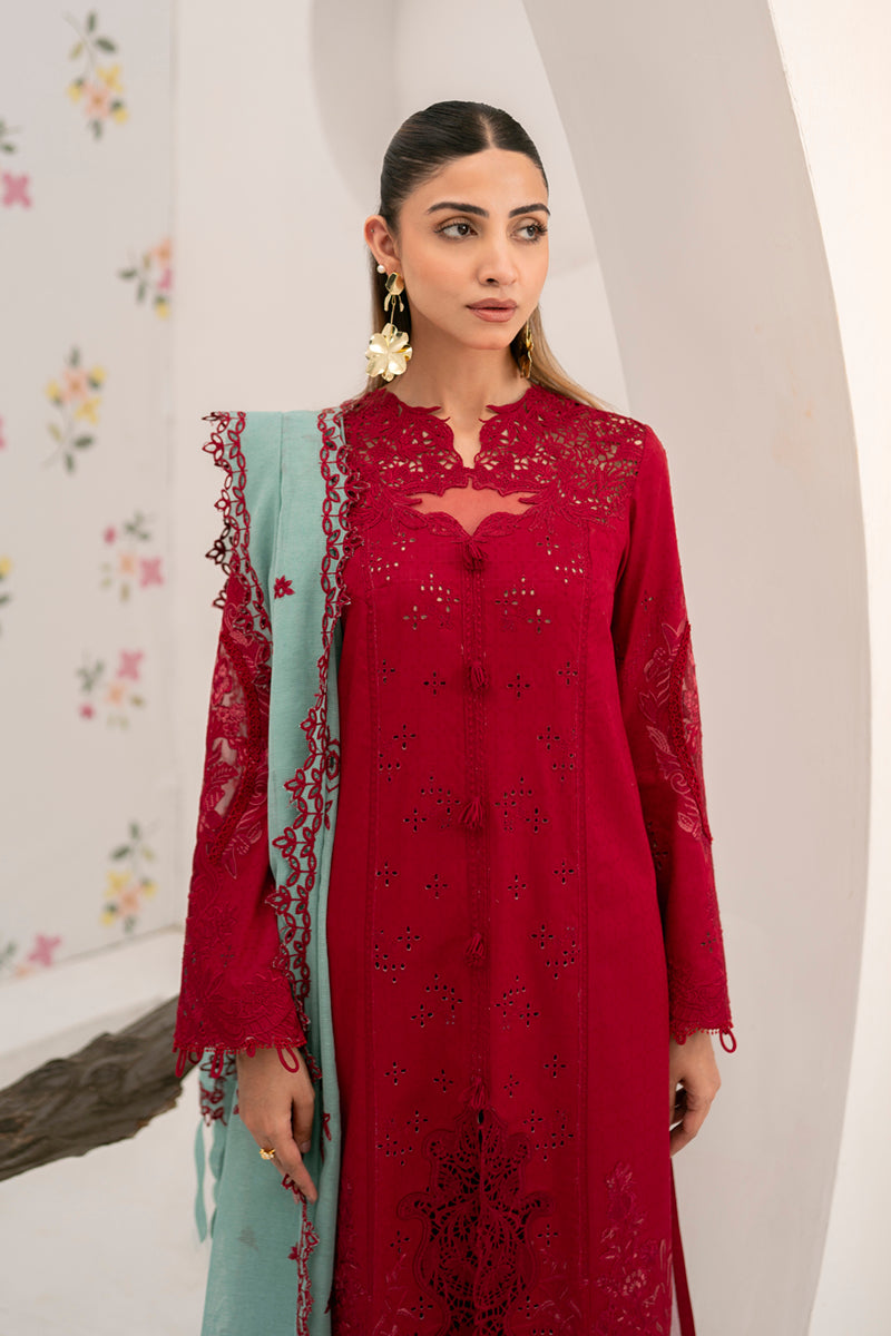 Qalamkar | Casual Pret Lawn | NM-02 GIA - Official Qalamkar stockist in UK - Sakeena London