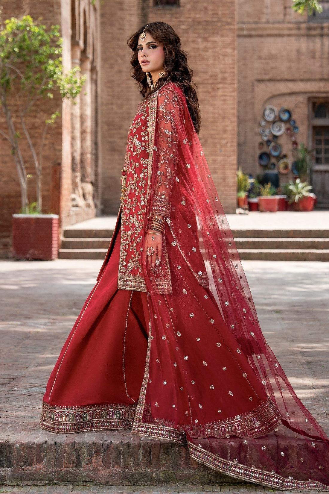 Charizma | Festive Pret | 3-PC Embroidered Raw Silk CMA-6-438