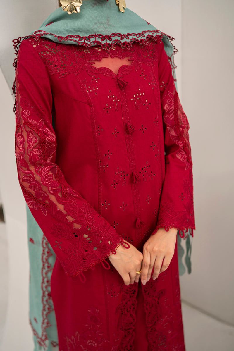 Qalamkar | Casual Pret Lawn | NM-02 GIA - Official Qalamkar stockist in UK - Sakeena London