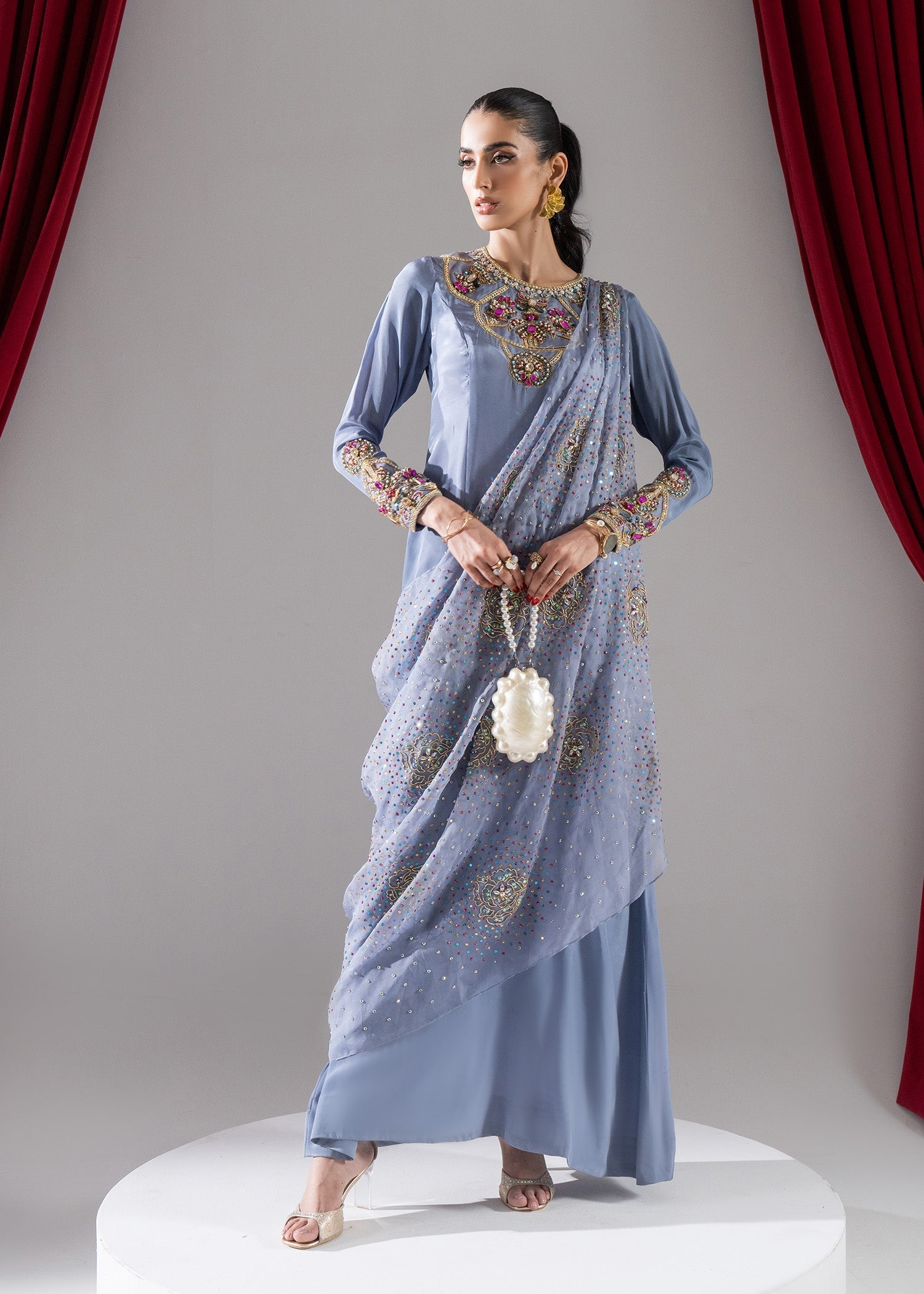 Maria Osama Khan | Celeste 24 Formals | Lune - Official Maria Osama Khan stockist in UK - Sakeena London