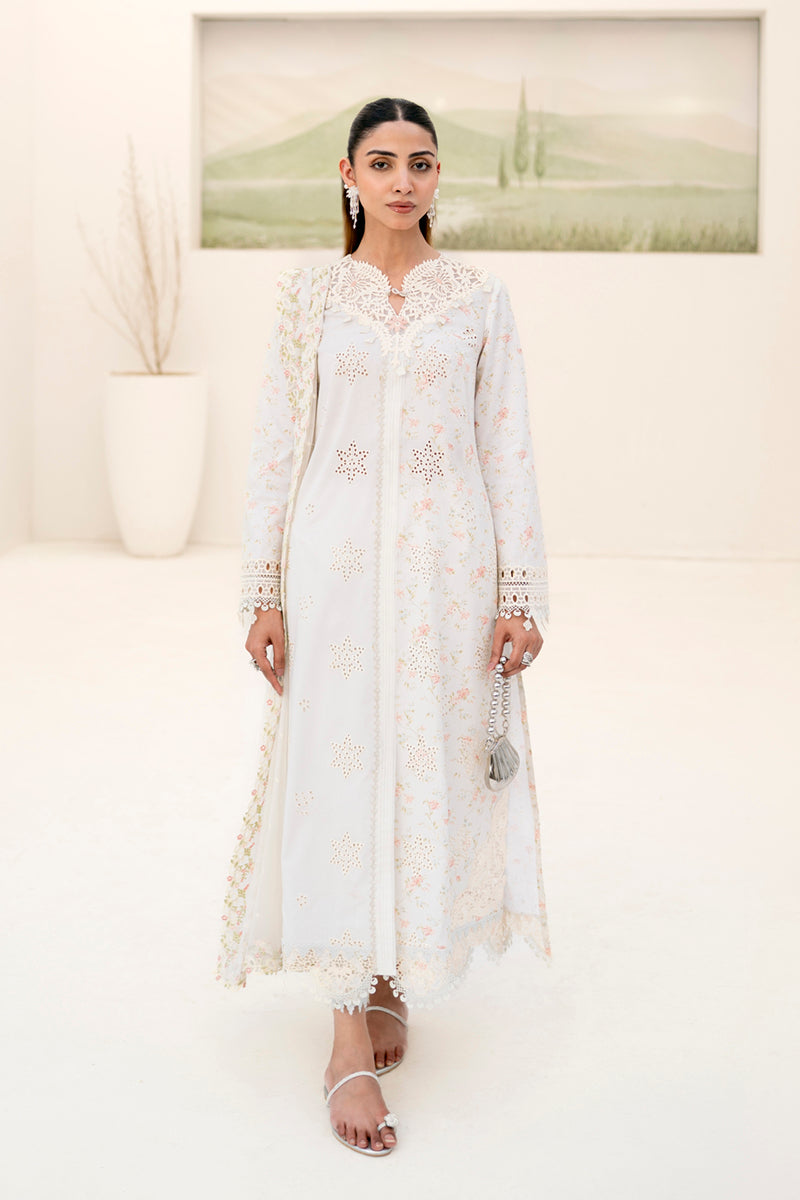 Qalamkar | Casual Pret Lawn | NM-07 LEDA - Official Qalamkar stockist in UK - Sakeena London