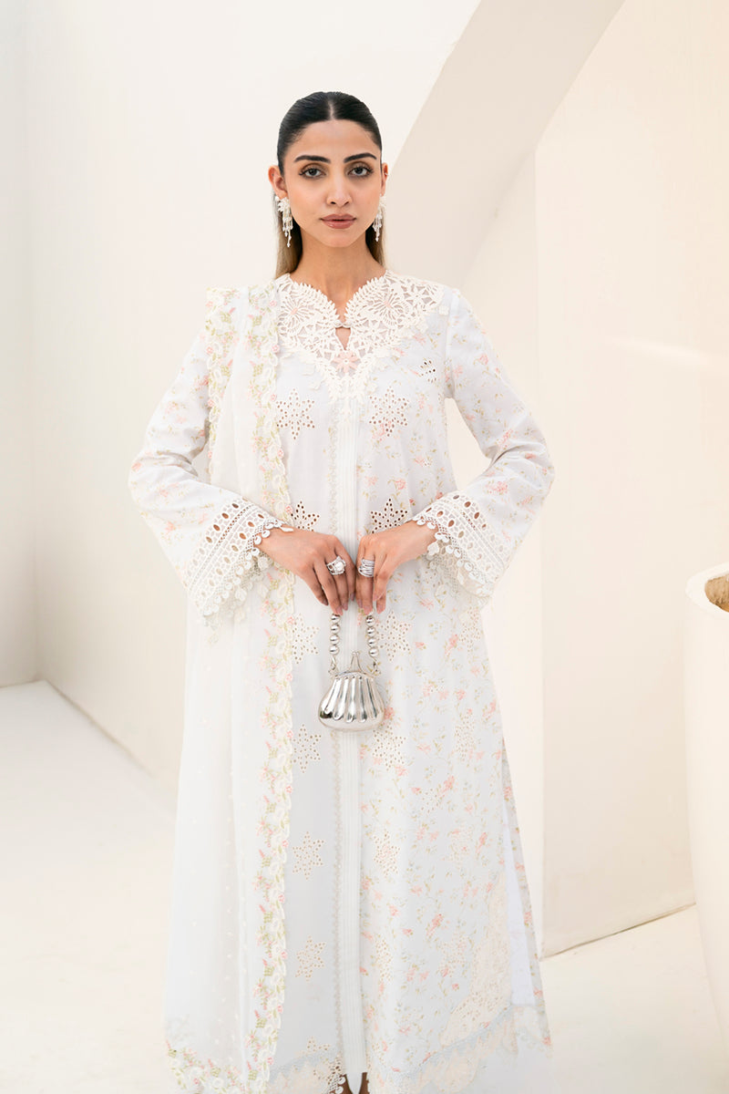 Qalamkar | Casual Pret Lawn | NM-07 LEDA - Official Qalamkar stockist in UK - Sakeena London
