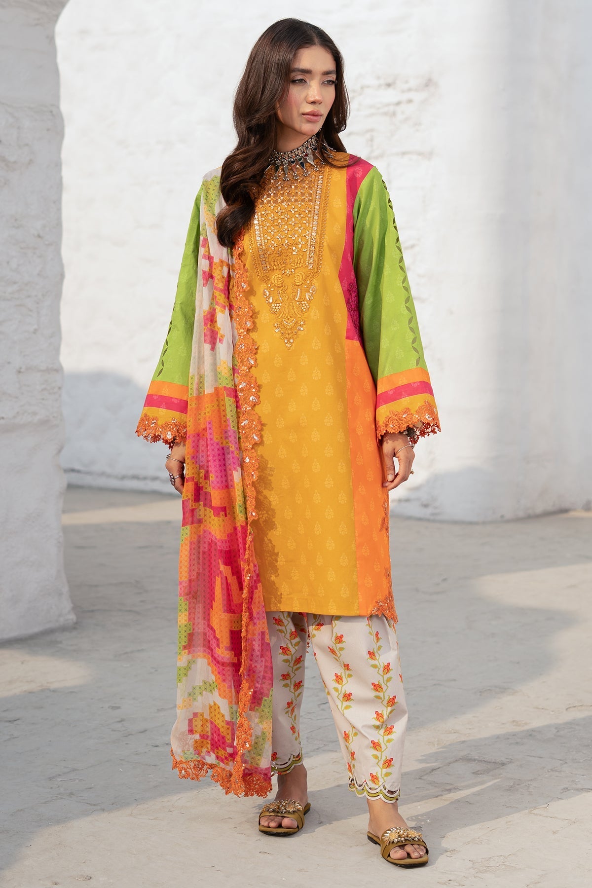 Charizma | Rangoli Lawn | CRO5-06 - Official Charizma stockist in UK - Sakeena London