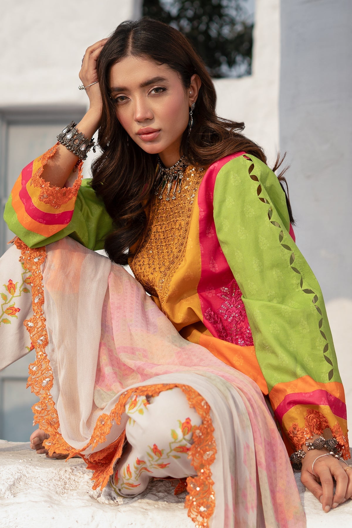 Charizma | Rangoli Lawn | CRO5-06 - Official Charizma stockist in UK - Sakeena London