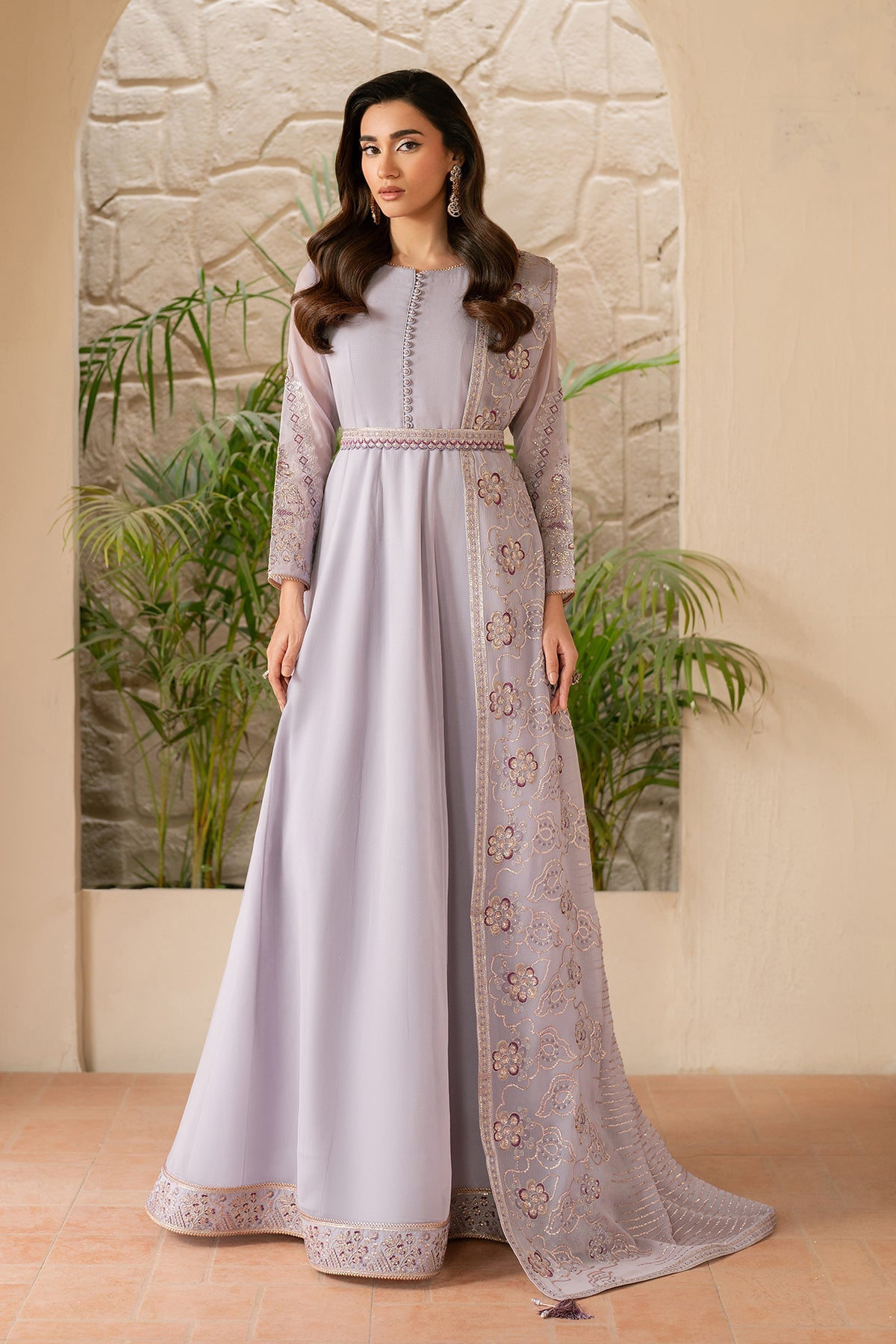 Alizeh | Ready to wear | Lilac Dress 3 piece - RTW1028 - Official Alizeh stockist in UK - Sakeena London