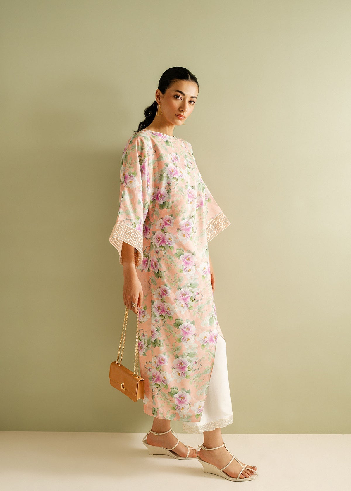 Mahgul | Ayanas Garden | Peach Dreams - Official Mahgul stockist in UK - Sakeena London