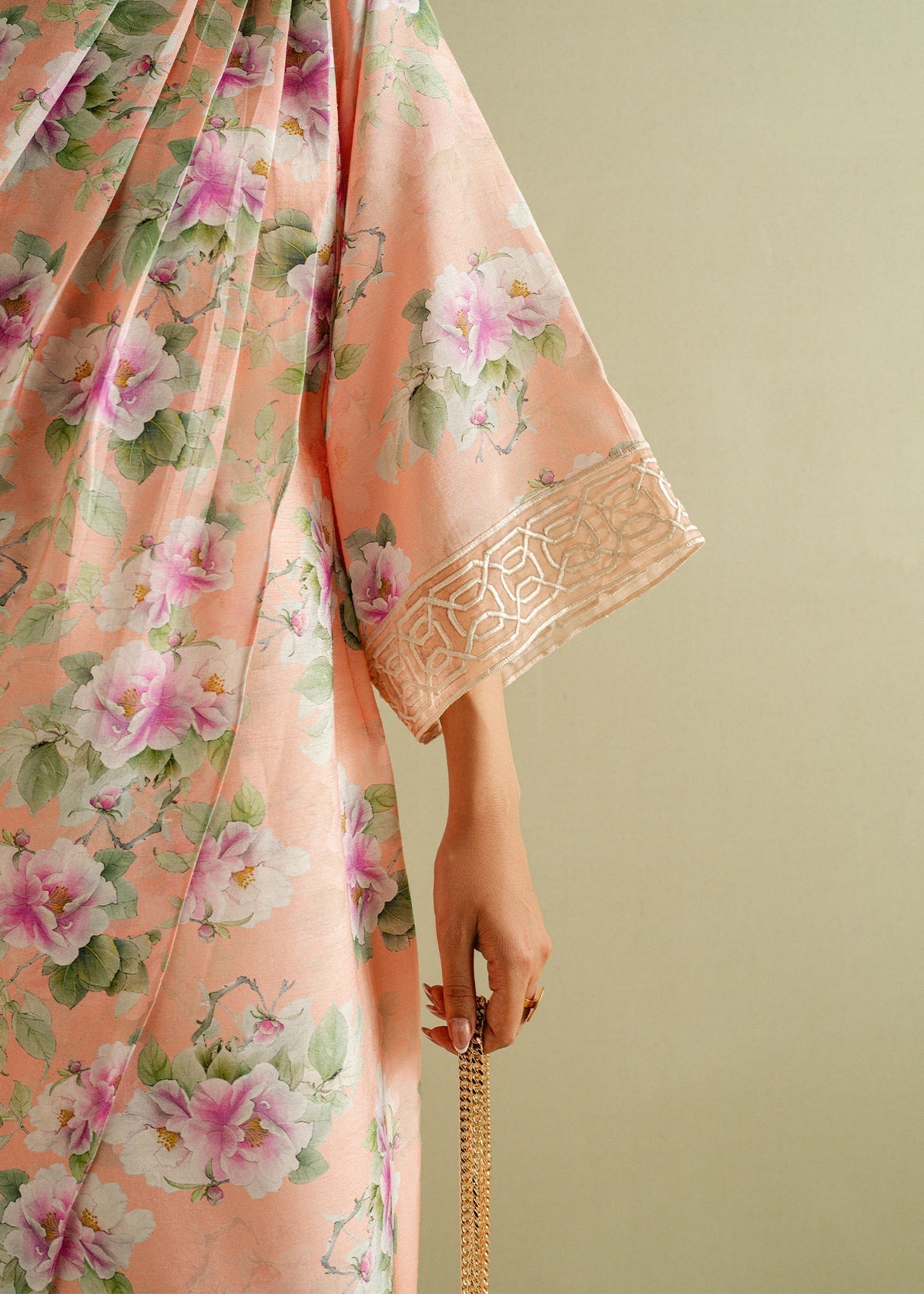 Mahgul | Ayanas Garden | Peach Dreams - Official Mahgul stockist in UK - Sakeena London