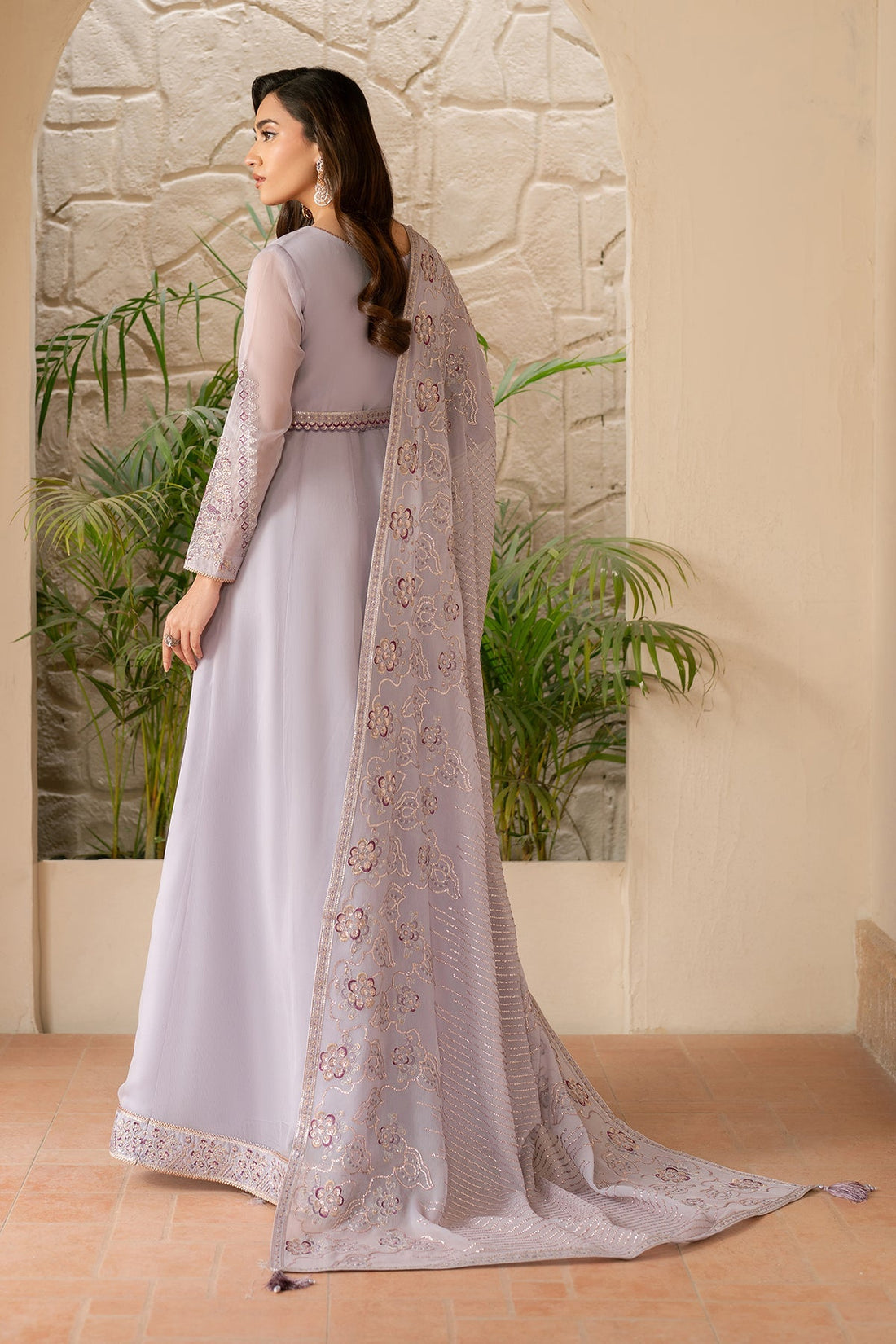 Alizeh | Ready to wear | Lilac Dress 3 piece - RTW1028 - Official Alizeh stockist in UK - Sakeena London