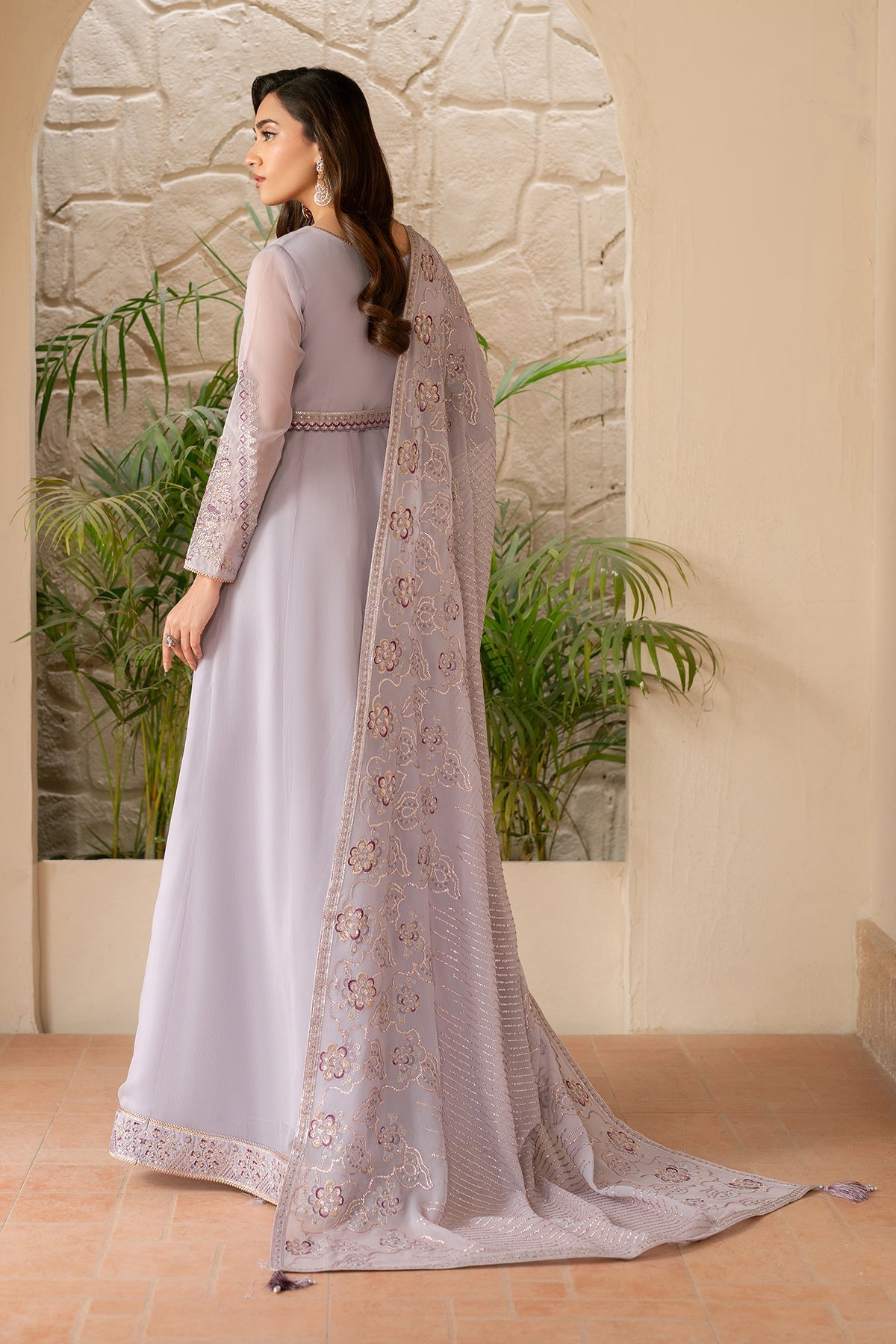Alizeh | Ready to wear | Lilac Dress 3 piece - RTW1028 - Official Alizeh stockist in UK - Sakeena London