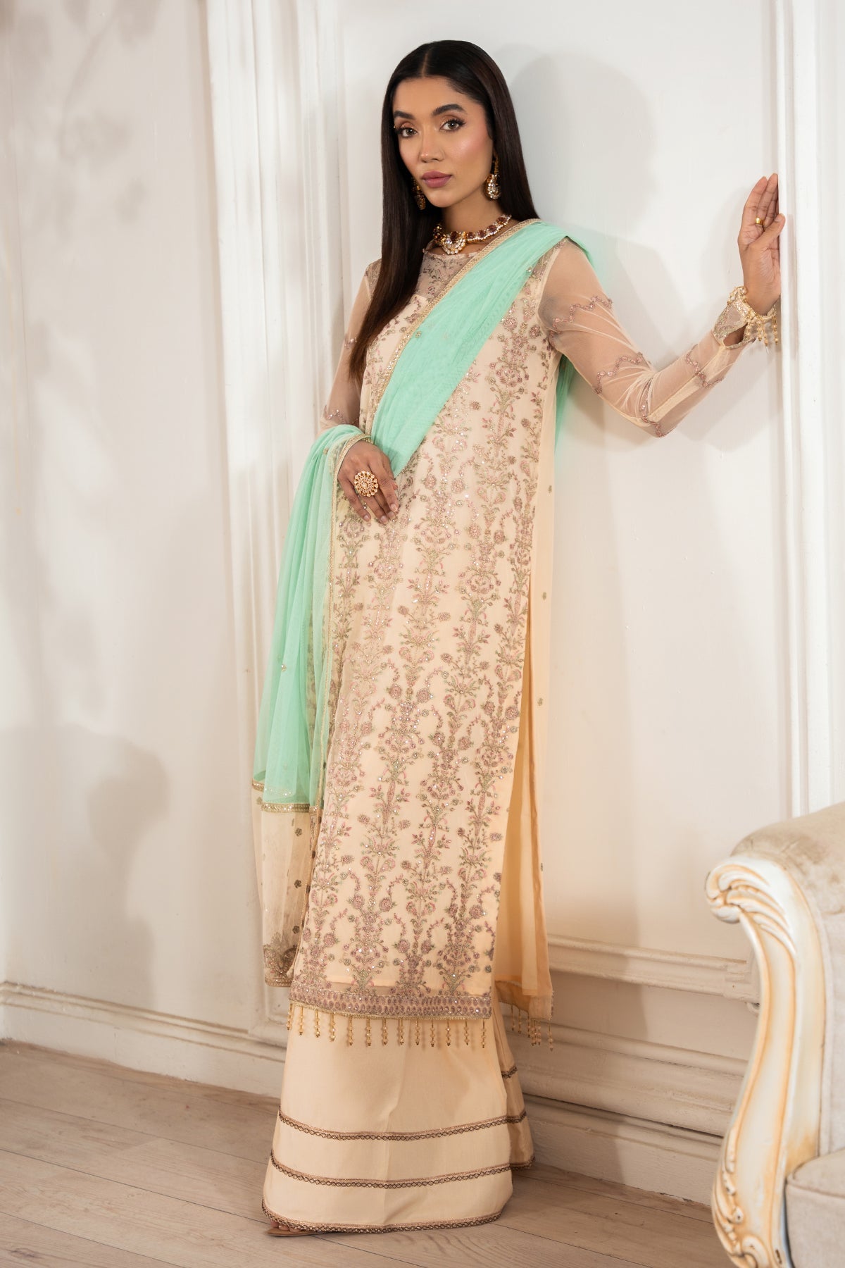 Zarif | Heer Formals | Z-05 ZORAIZ - Official Zarif stockist in UK - Sakeena London