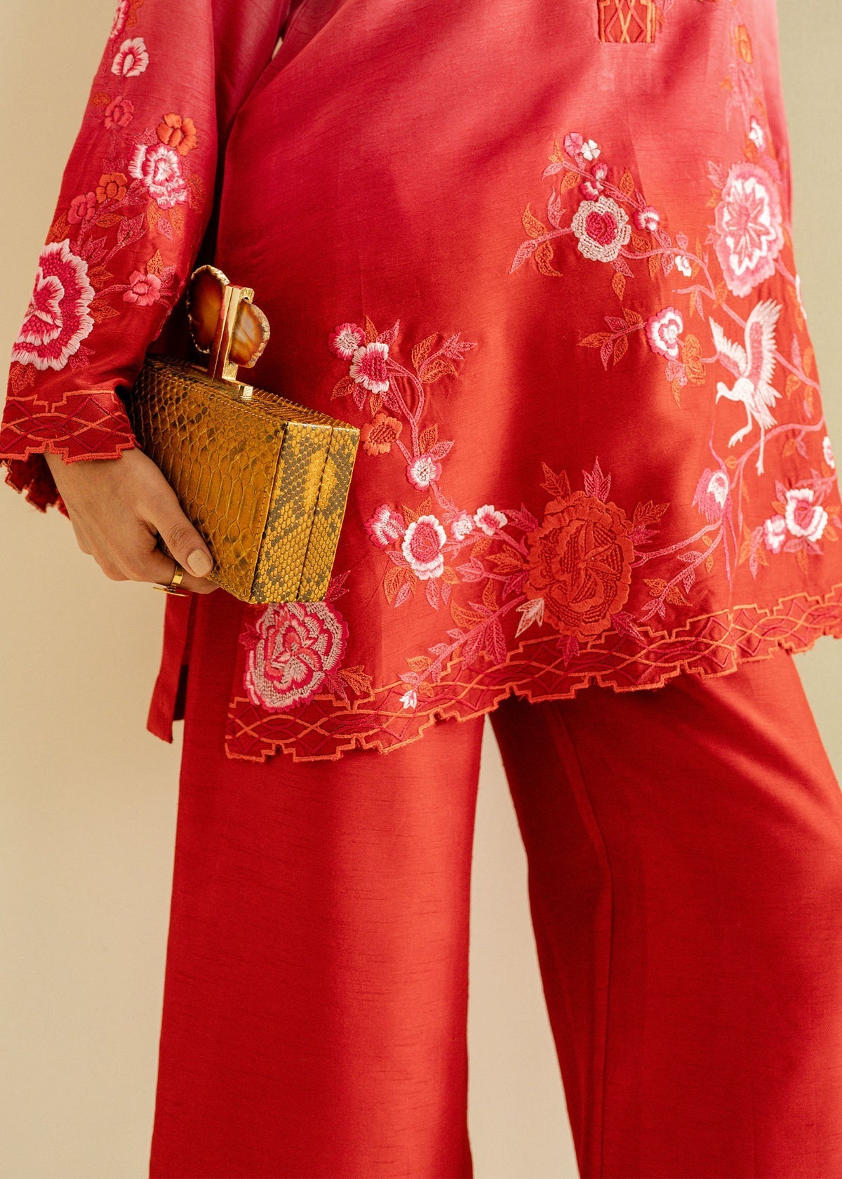 Mahgul | Ayanas Garden | Crimson Bloom - Official Mahgul stockist in UK - Sakeena London