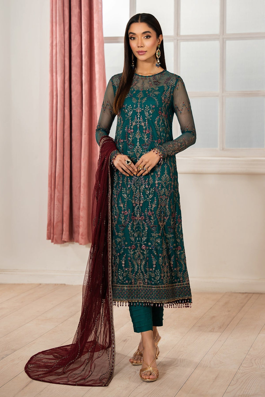 Zarif | Heer Formals | Z-06 NUHA - Official Zarif stockist in UK - Sakeena London