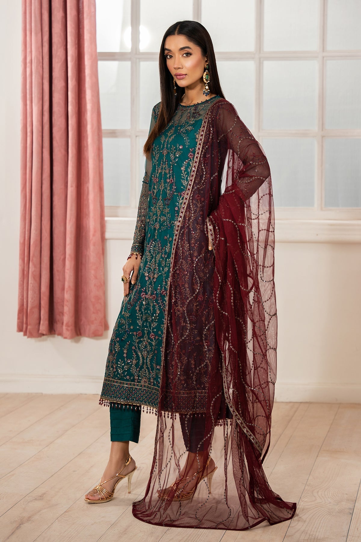 Zarif | Heer Formals | Z-06 NUHA - Official Zarif stockist in UK - Sakeena London
