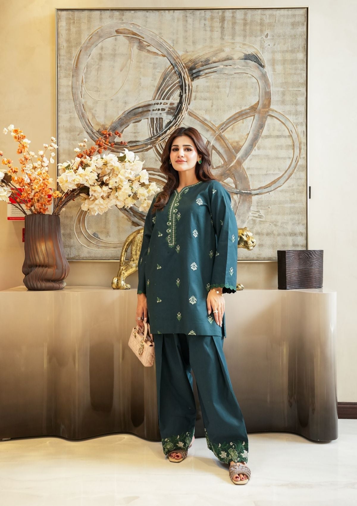 Faiza Faisal | FNF Cords Edit |DEEP TEAL CHARM