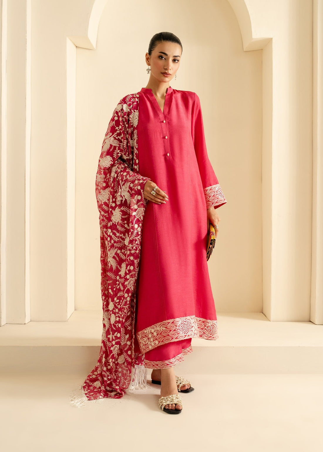 Mahgul | Nooreh Luxe | Coral Dusk - Official Mahgul stockist in UK - Sakeena London
