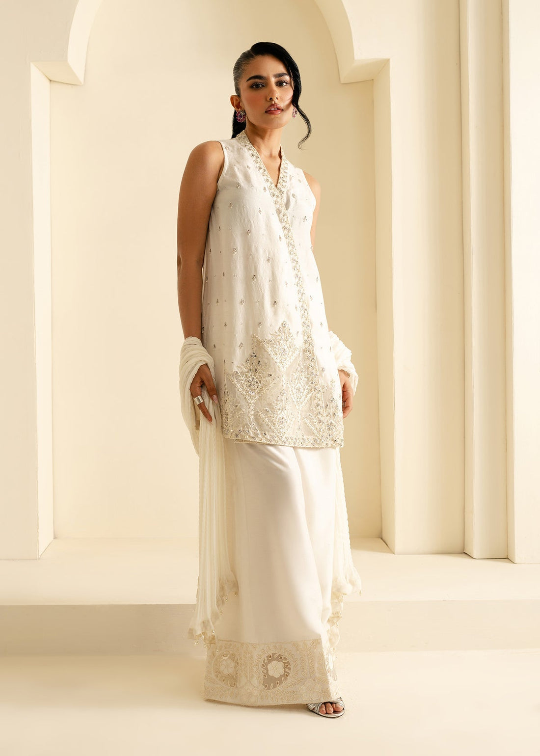 Mahgul | Nooreh Luxe | Celestial Ivory - Official Mahgul stockist in UK - Sakeena London