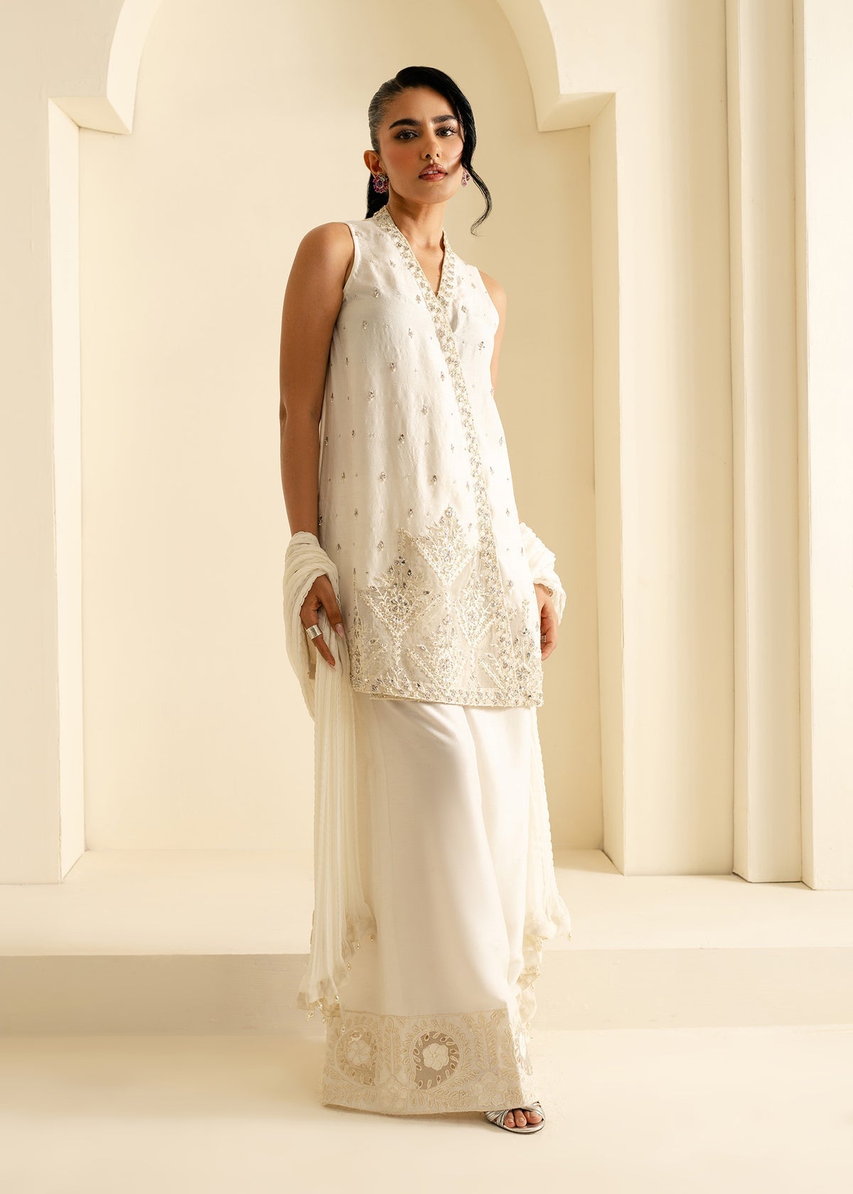 Mahgul | Nooreh Luxe | Celestial Ivory - Official Mahgul stockist in UK - Sakeena London