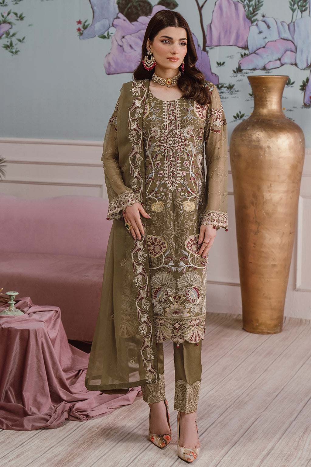 Ramsha | Ramsha Collection | F-2510 - Official Ramsha stockist in UK - Sakeena London