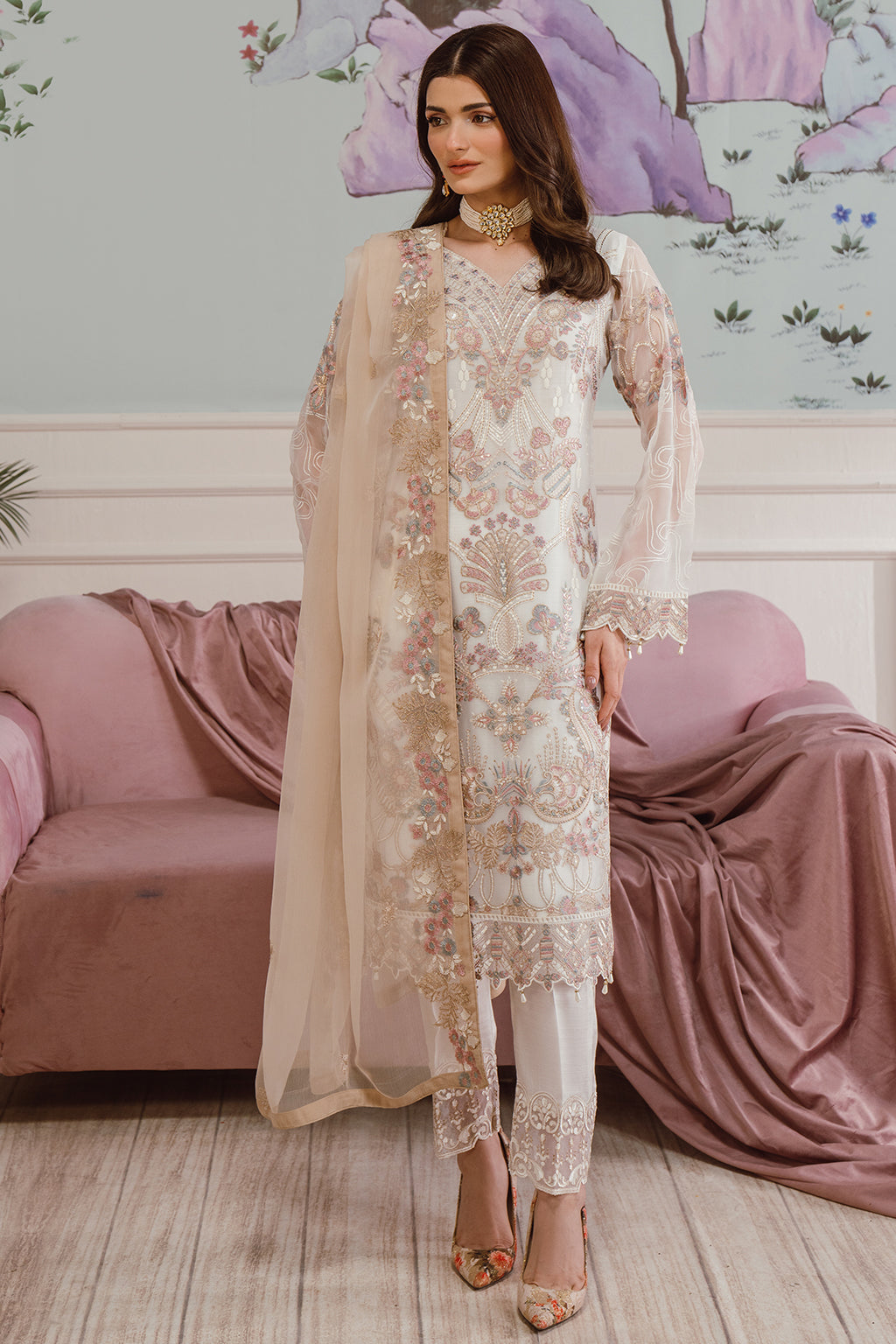 Ramsha | Ramsha Collection | F-2508 - Official Ramsha stockist in UK - Sakeena London