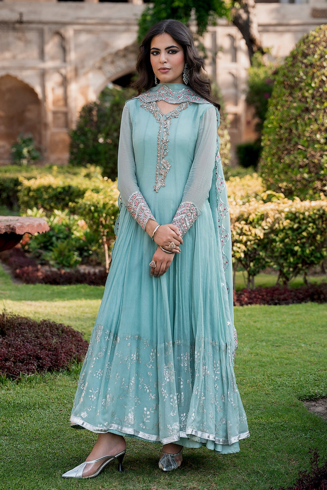 Charizma | Festive Pret | 3-PC Embroidered Chiffon CMA-6-415 by Charizma – Pakistani designer wear